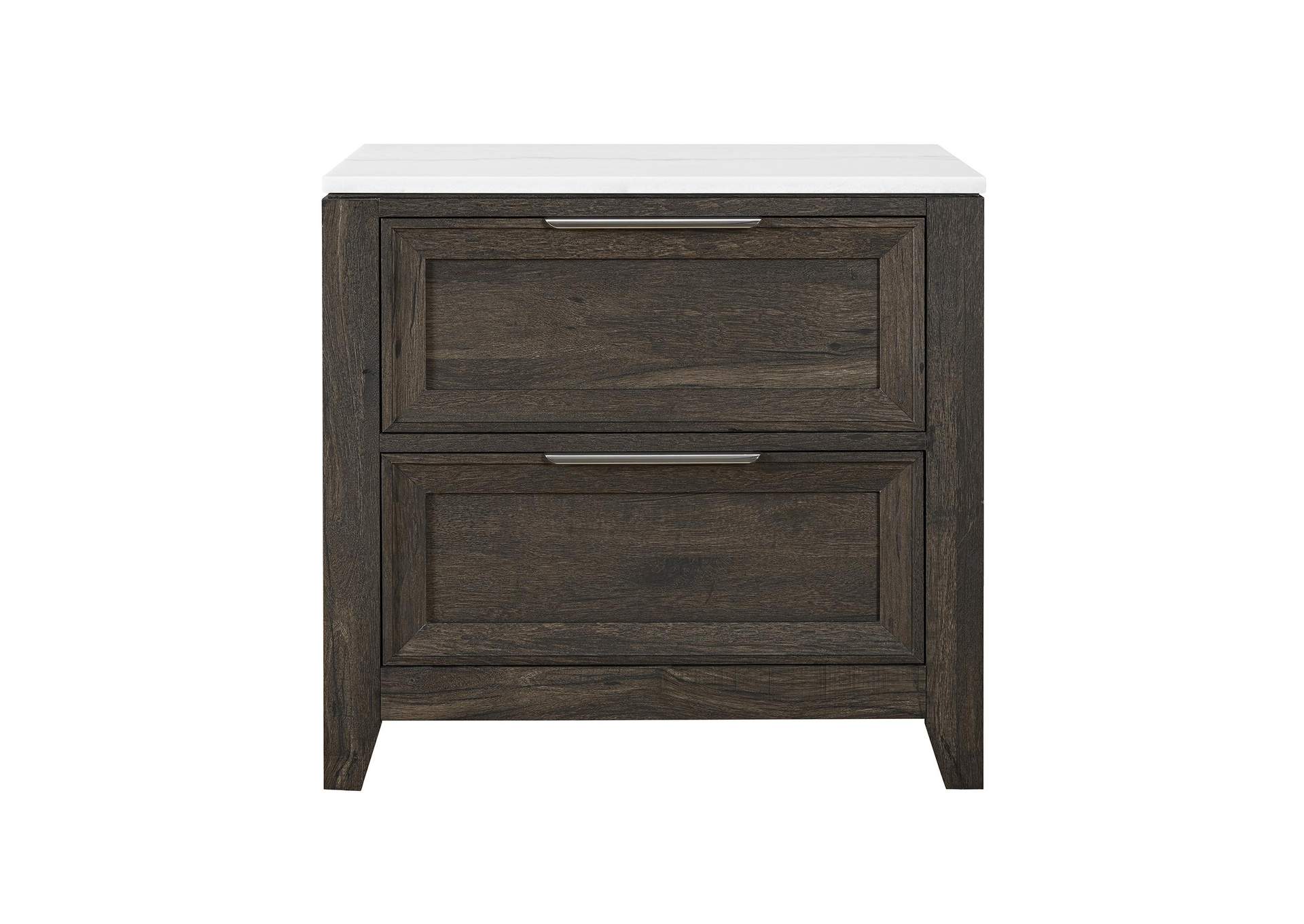 MARIAH DARK BROWN NIGHTSTAND image 1
