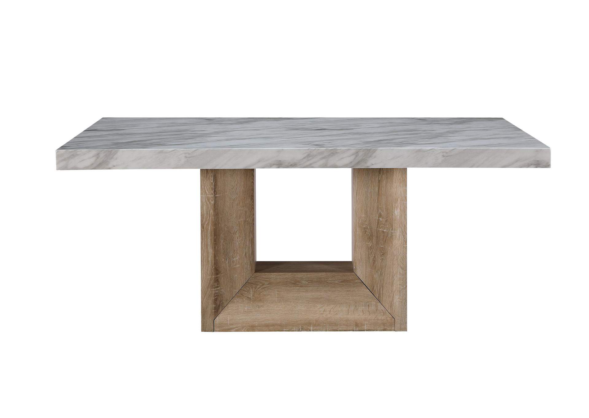 D02 Natural Dining Table + 4 D8683 Dining Chairs image 3