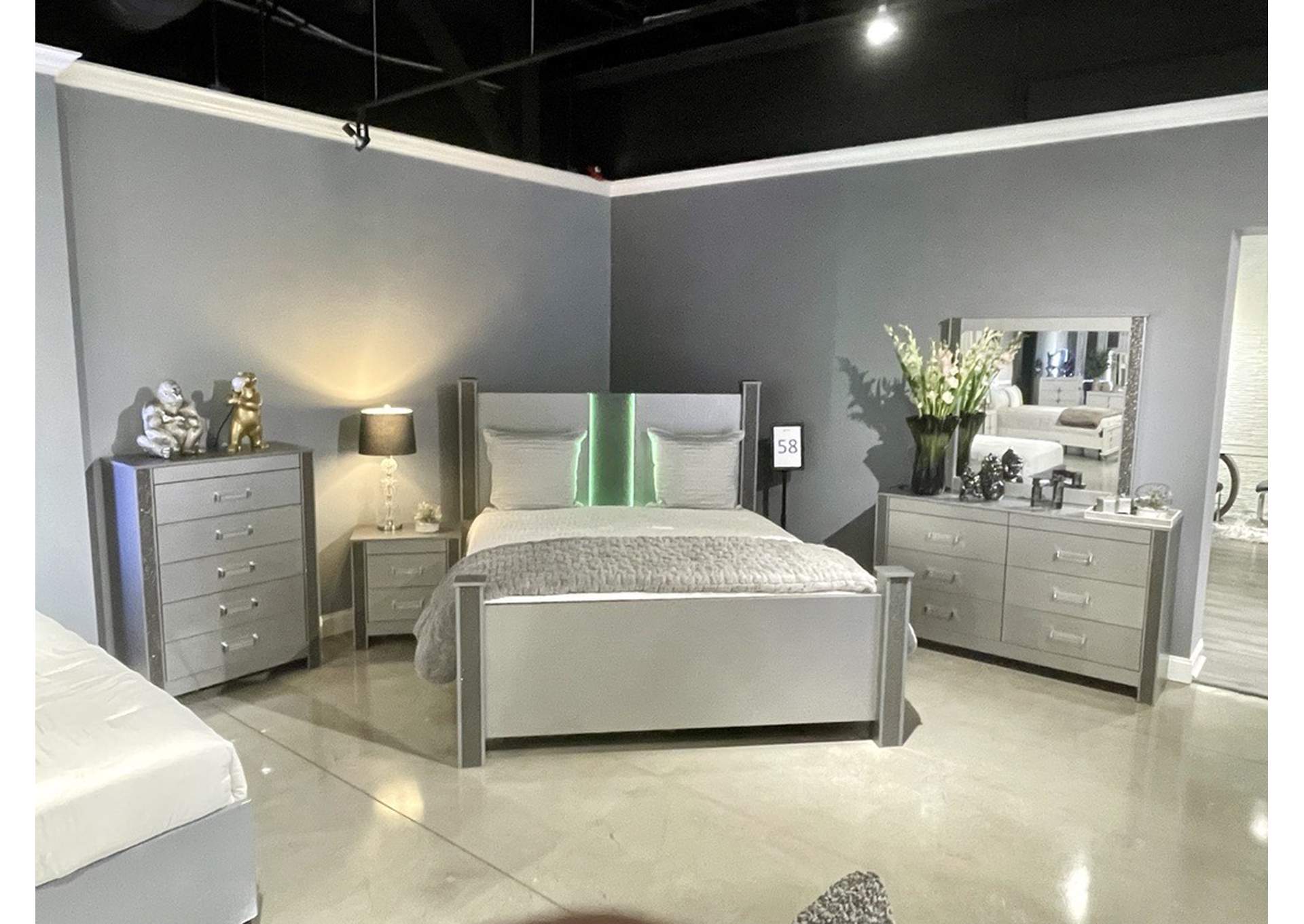 LOGAN SILVER DRESSER image 1