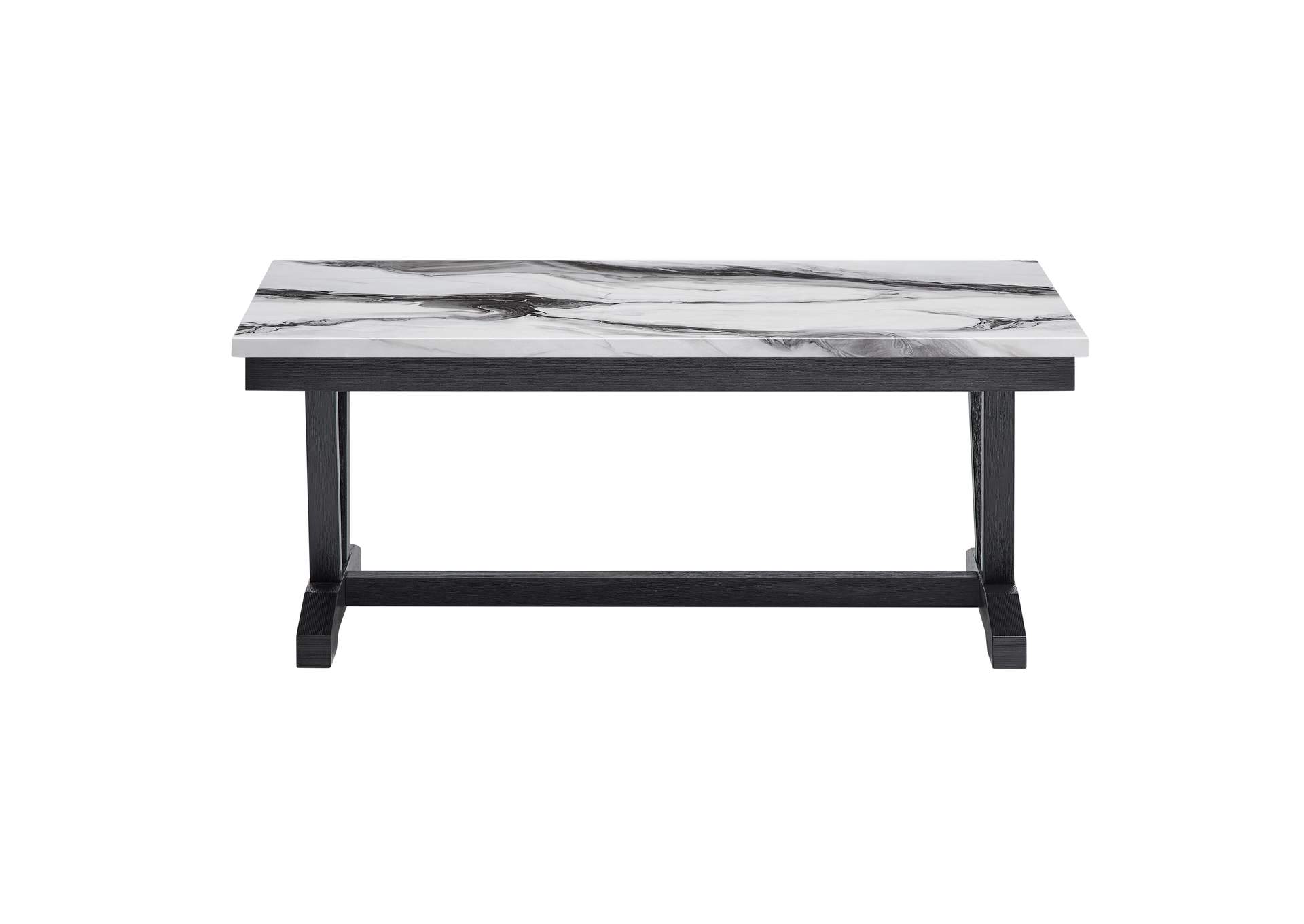 T1319 Blk - Wht Coffee Table image 1