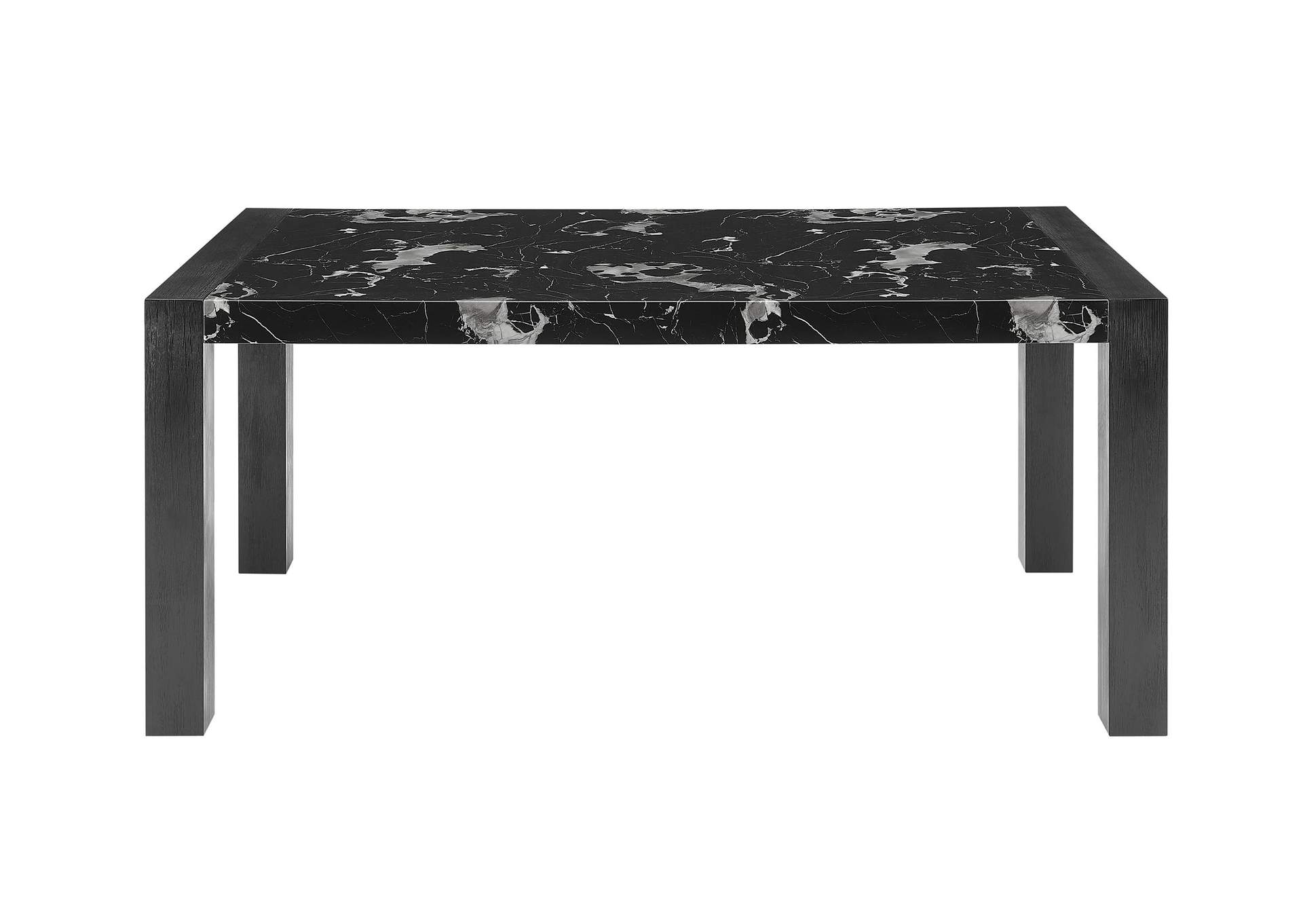 D4088Dt Black Marble Dining Table image 1