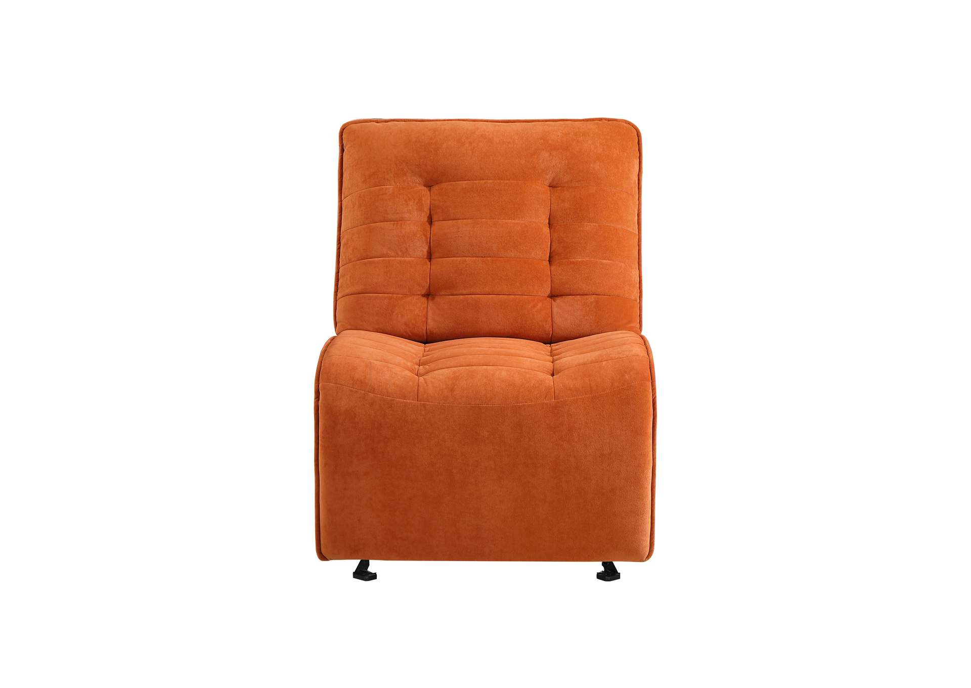 BUILD IT YOUR WAY U6066 RUST ARMLESS GLIDER CHAIR