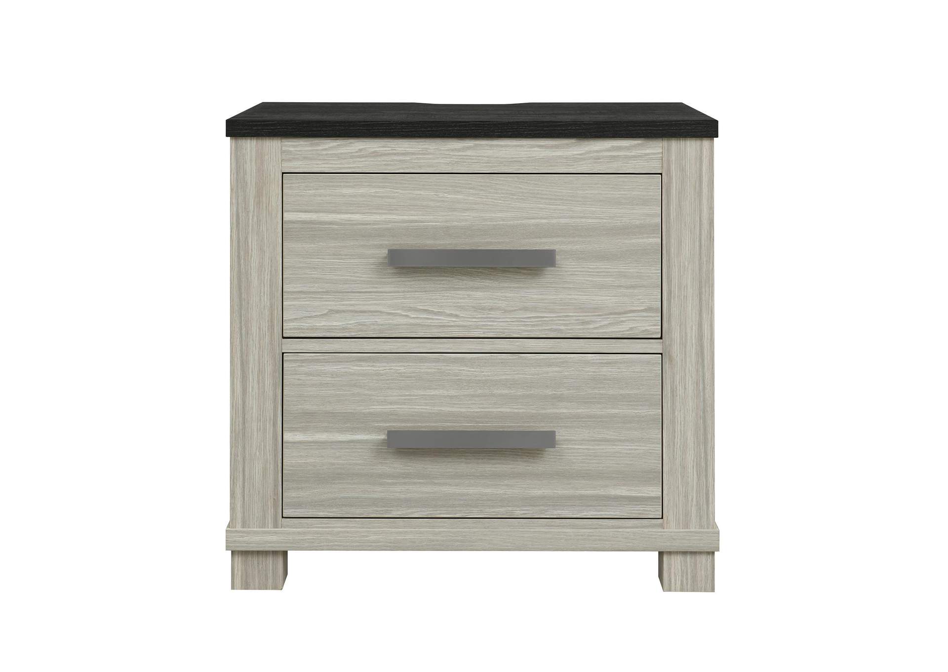 Ashley Brown Nightstand W - Usb & Speaker image 1