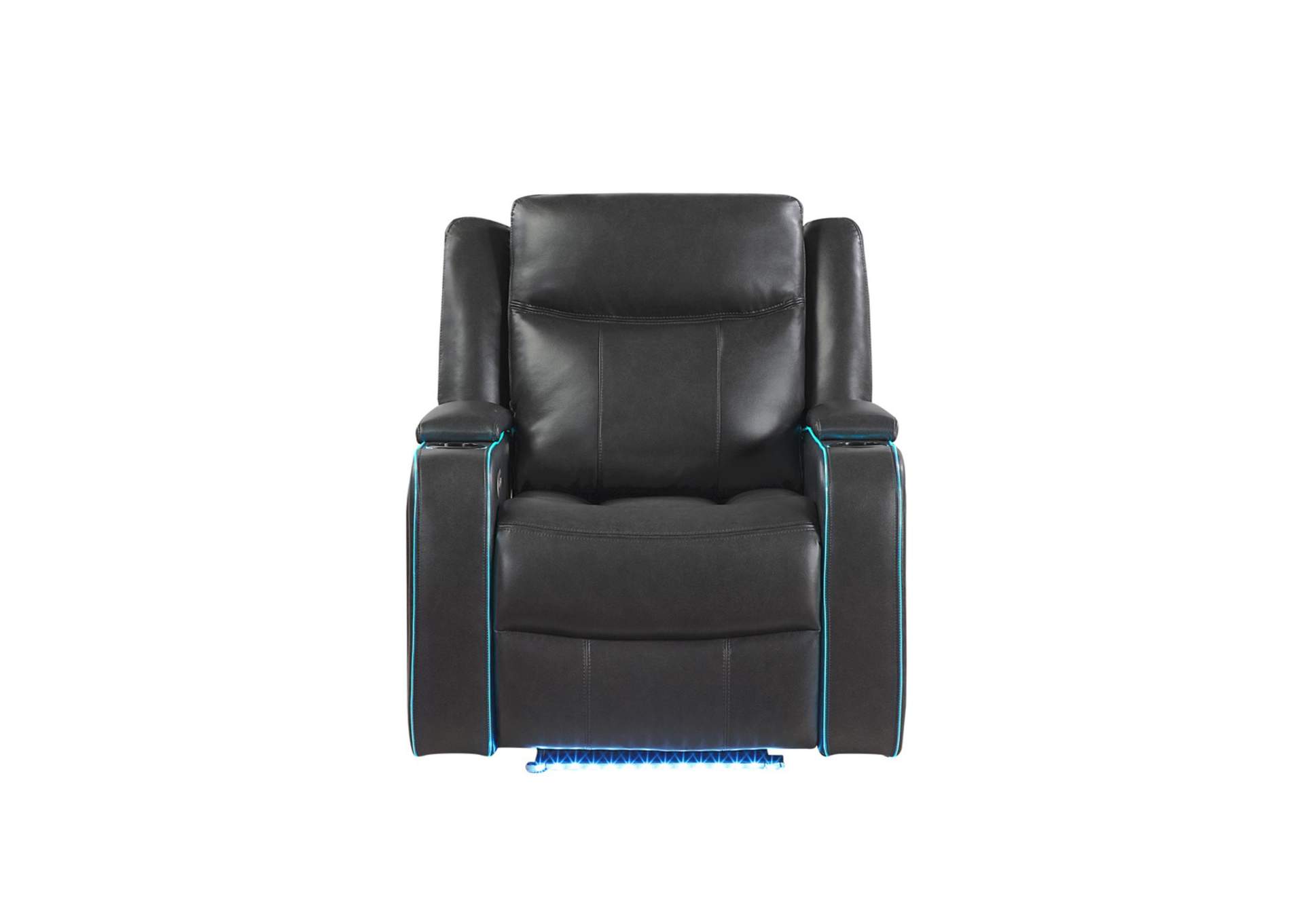 Um2768 Blanche Charcoal Power Recliner image 1