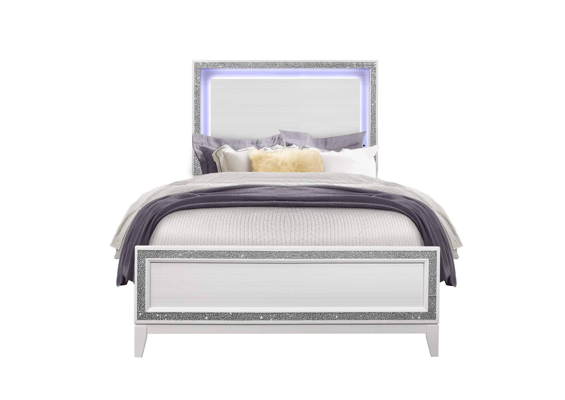 LILY WHITE FULL BED