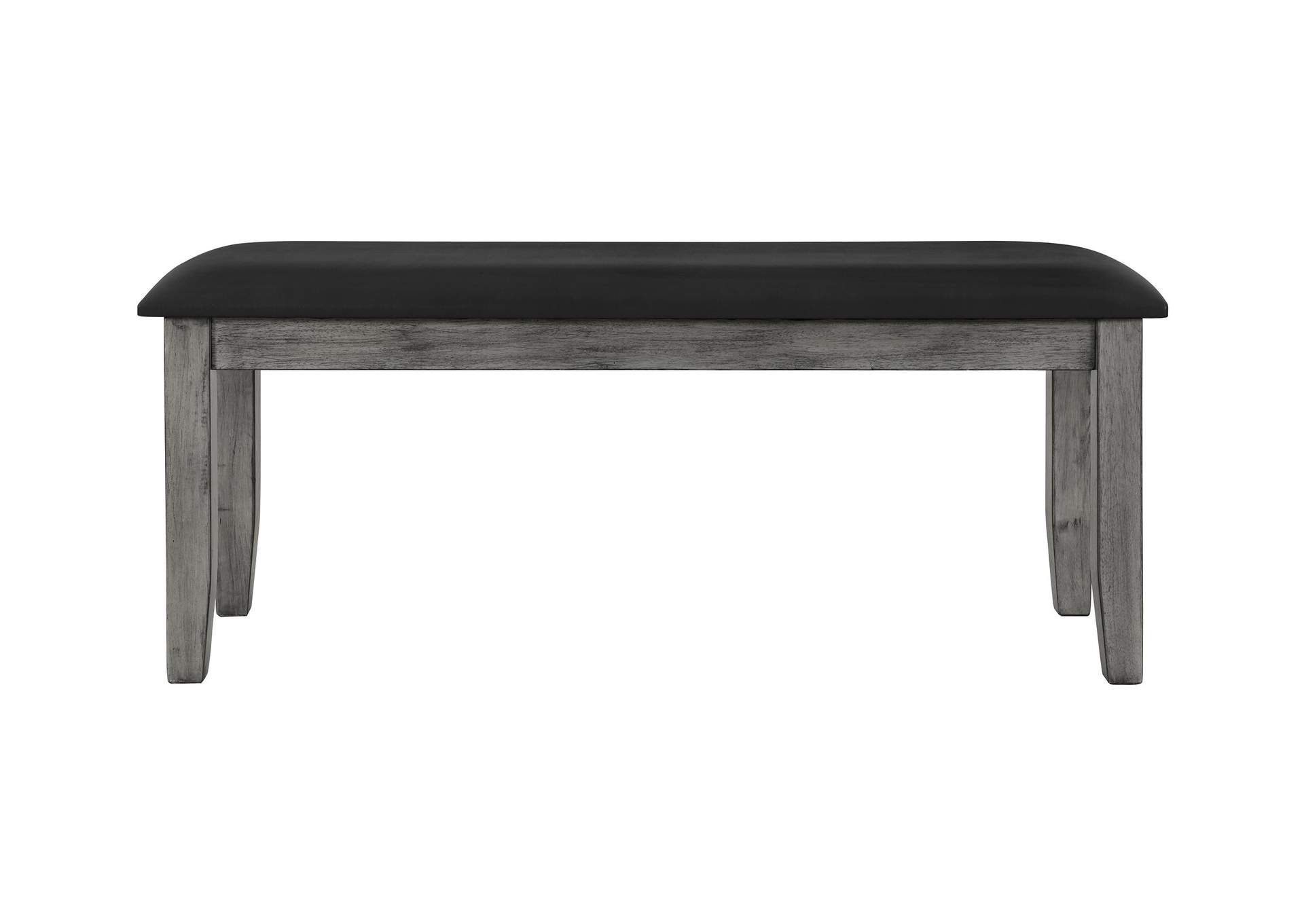 D2950 Black Dining Table Bench image 1