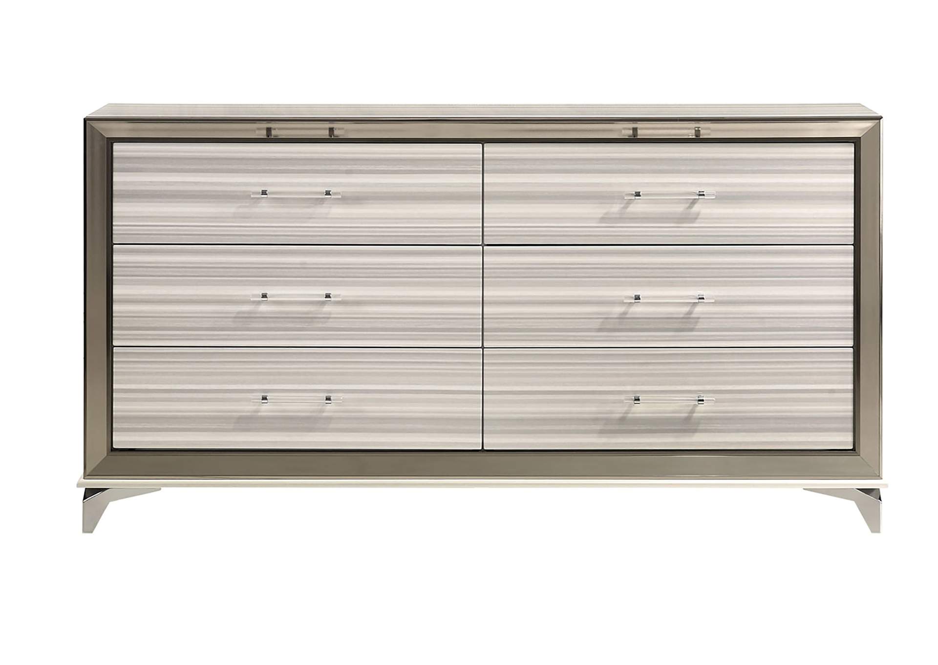 ZAMBRANO WHITE DRESSER image 1