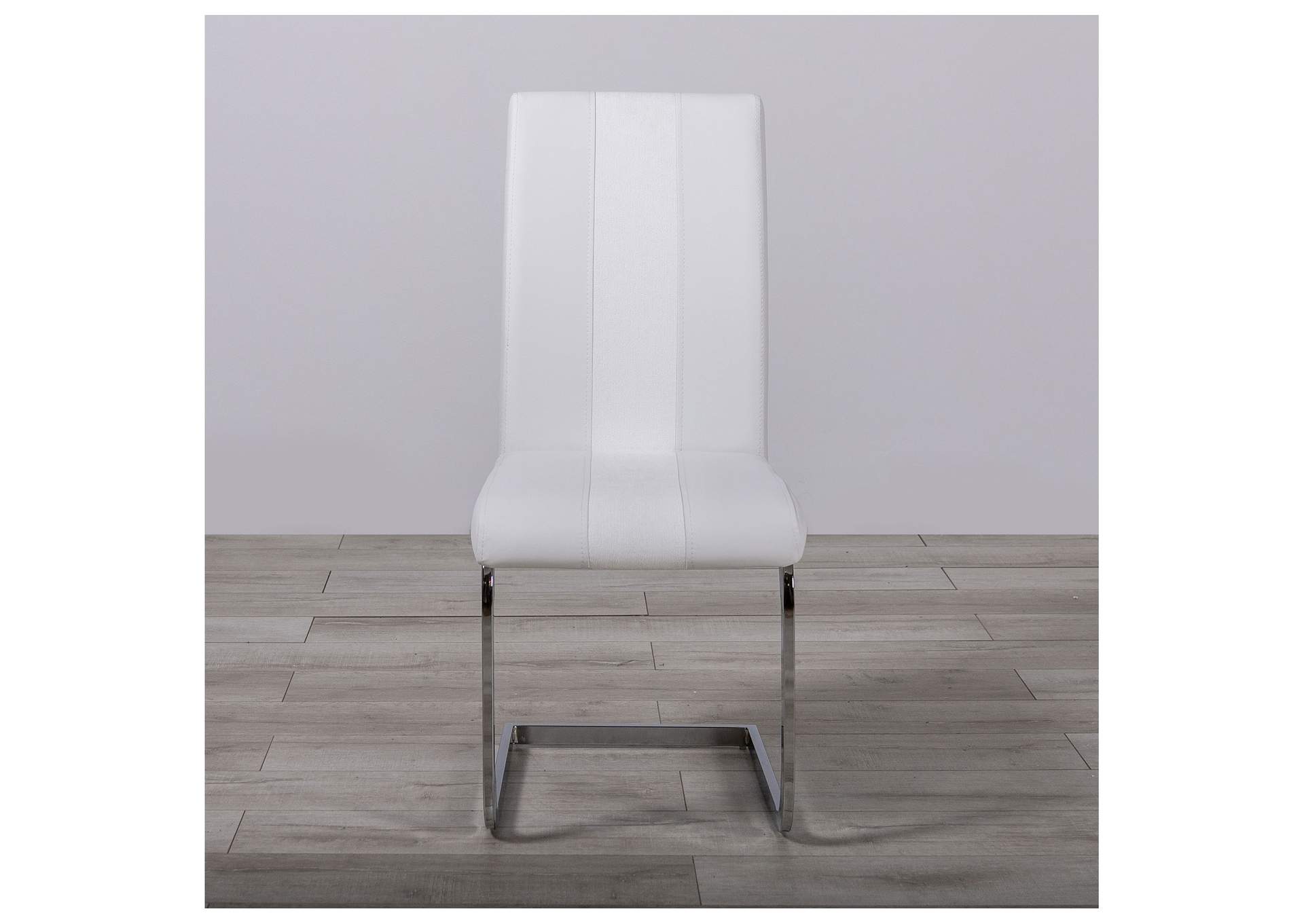 D915 WHITE DINING CHAIR image 1