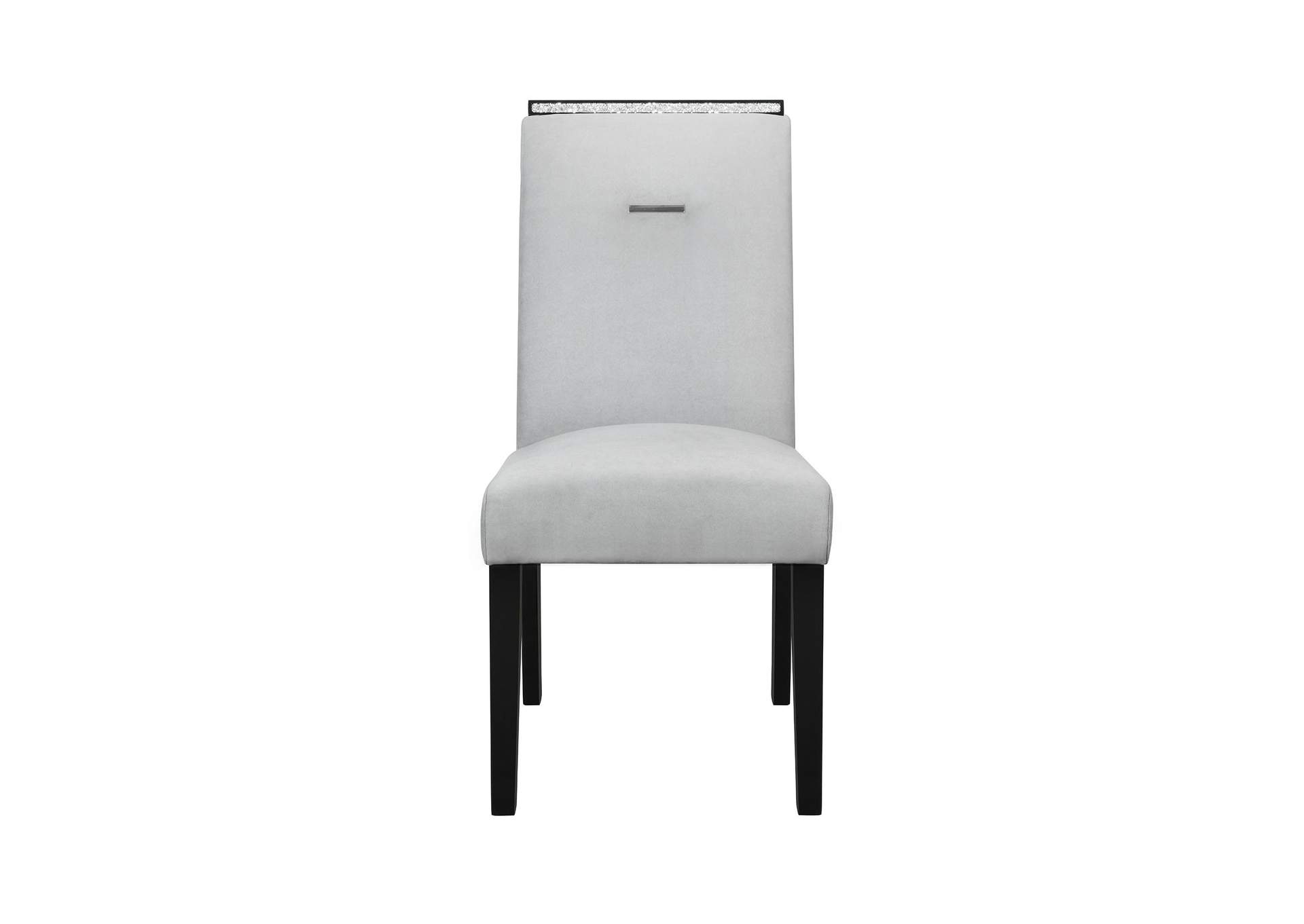 Monaco Grey - Black Dining Chair image 1