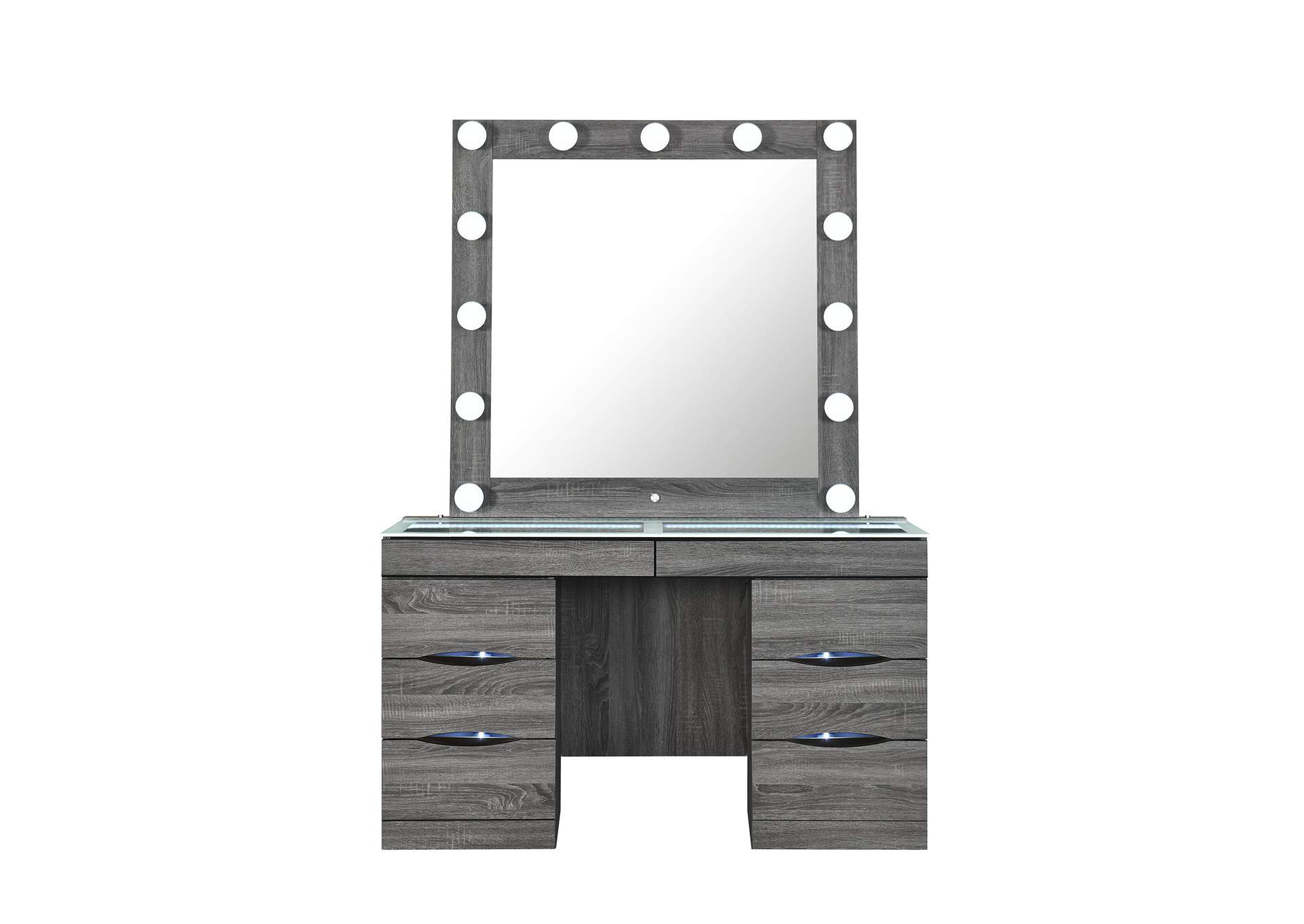 LEXI GREY VANITY WITH SPEAKER image 1