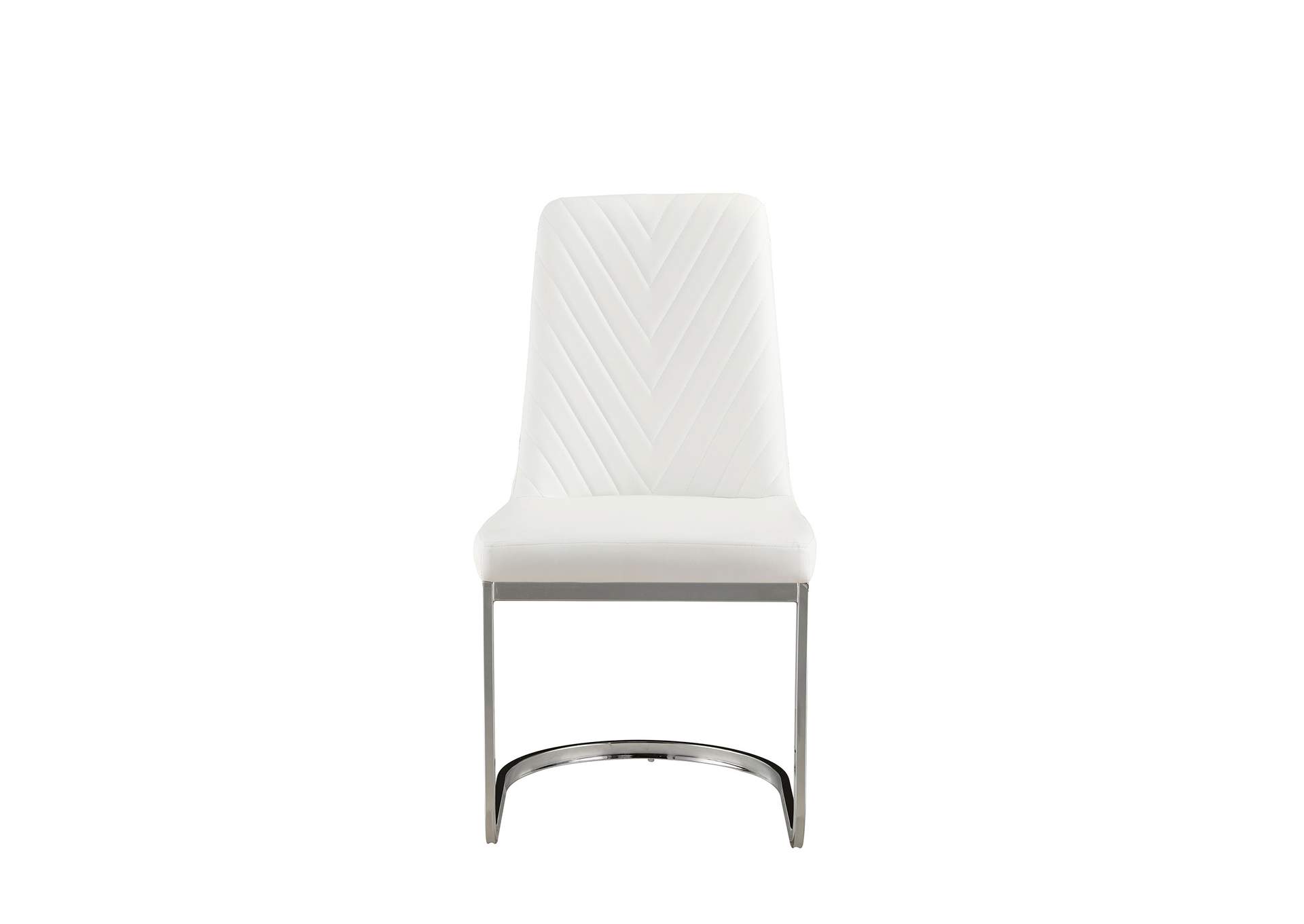 D1067 WHITE DINING CHAIR image 1