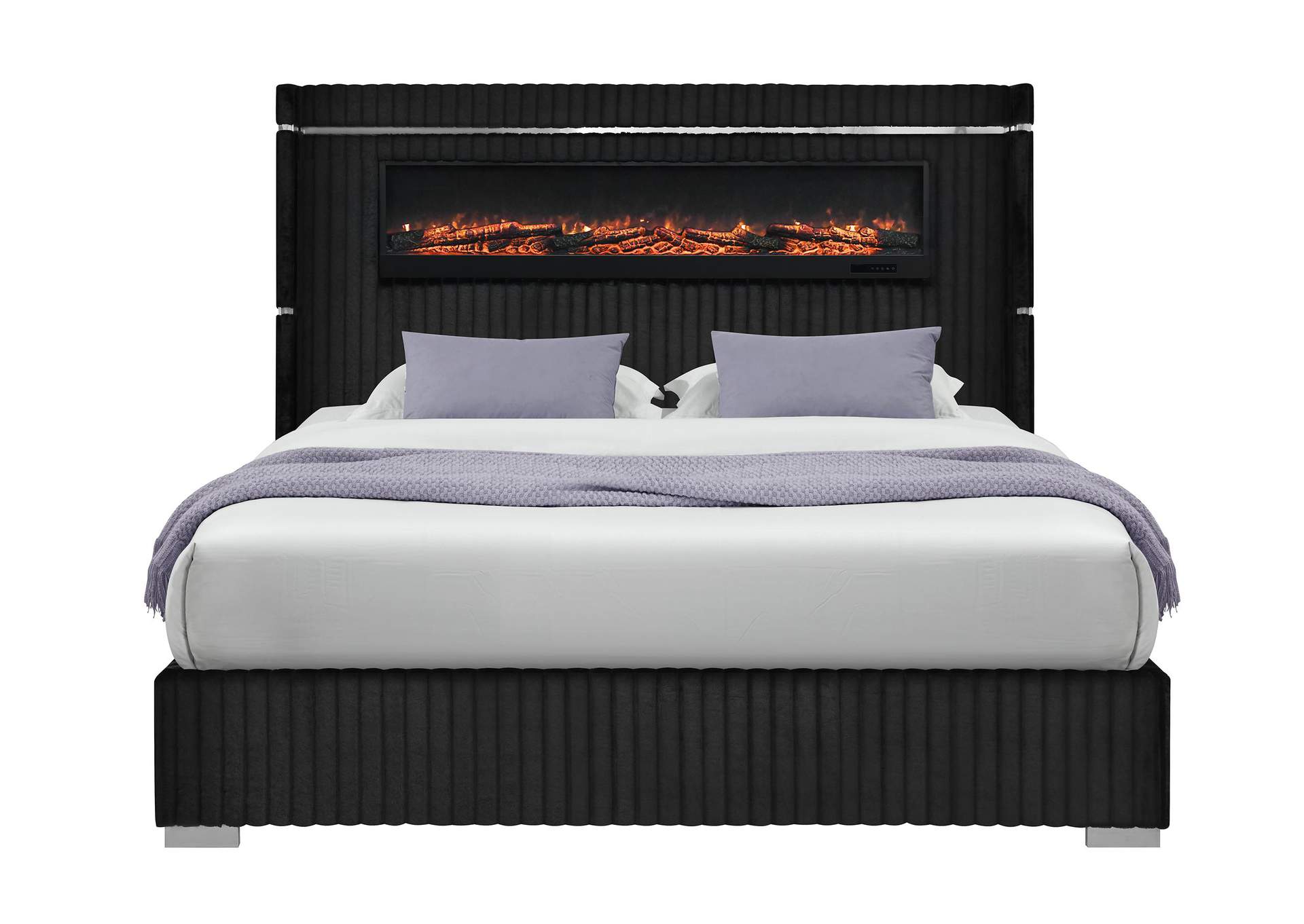 2215 BLACK KING BED QUEEN BED EARS image 1