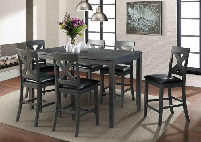 Alex Table and 6 stools image 1