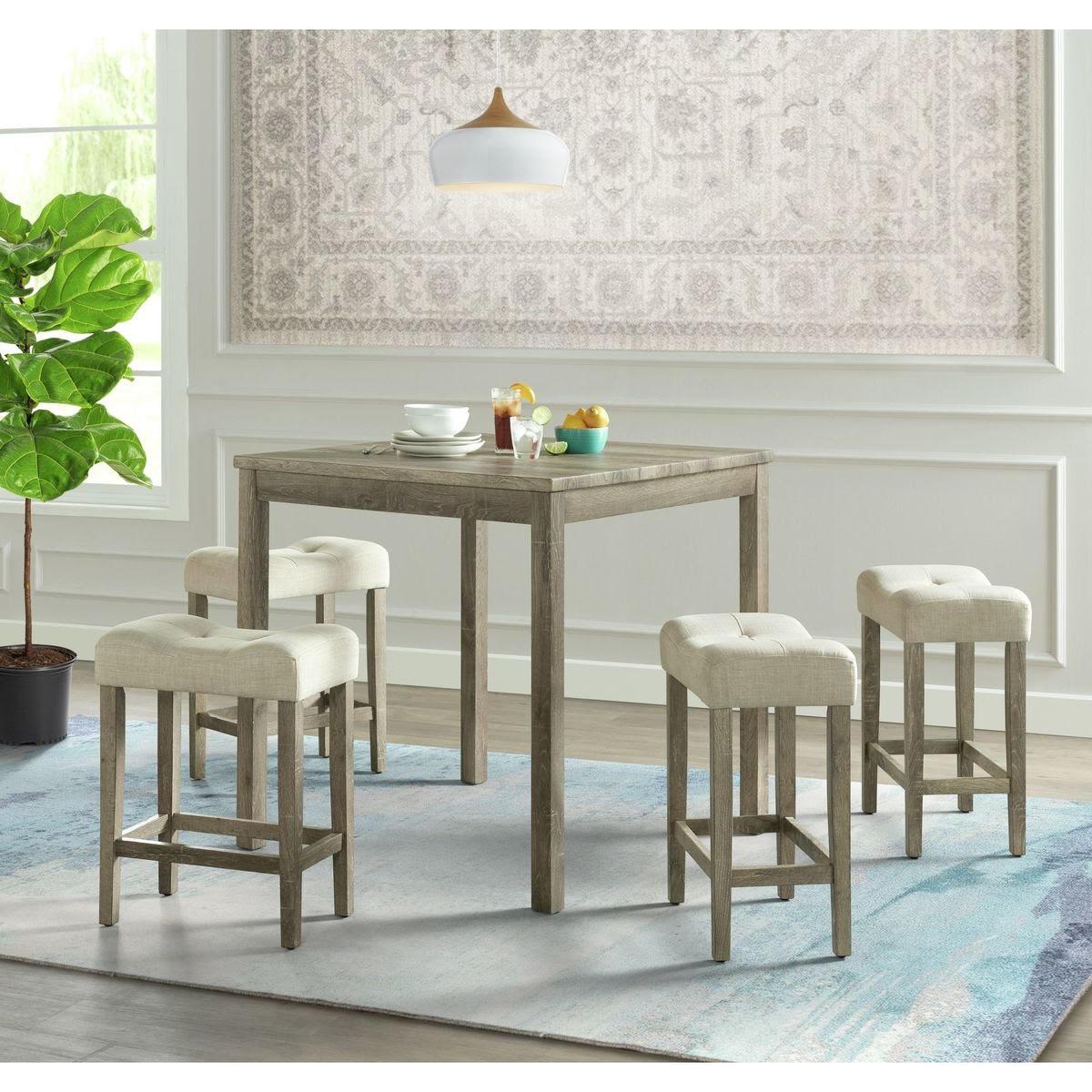 CDOL1005CS Table and 4 Dining Stools image 1