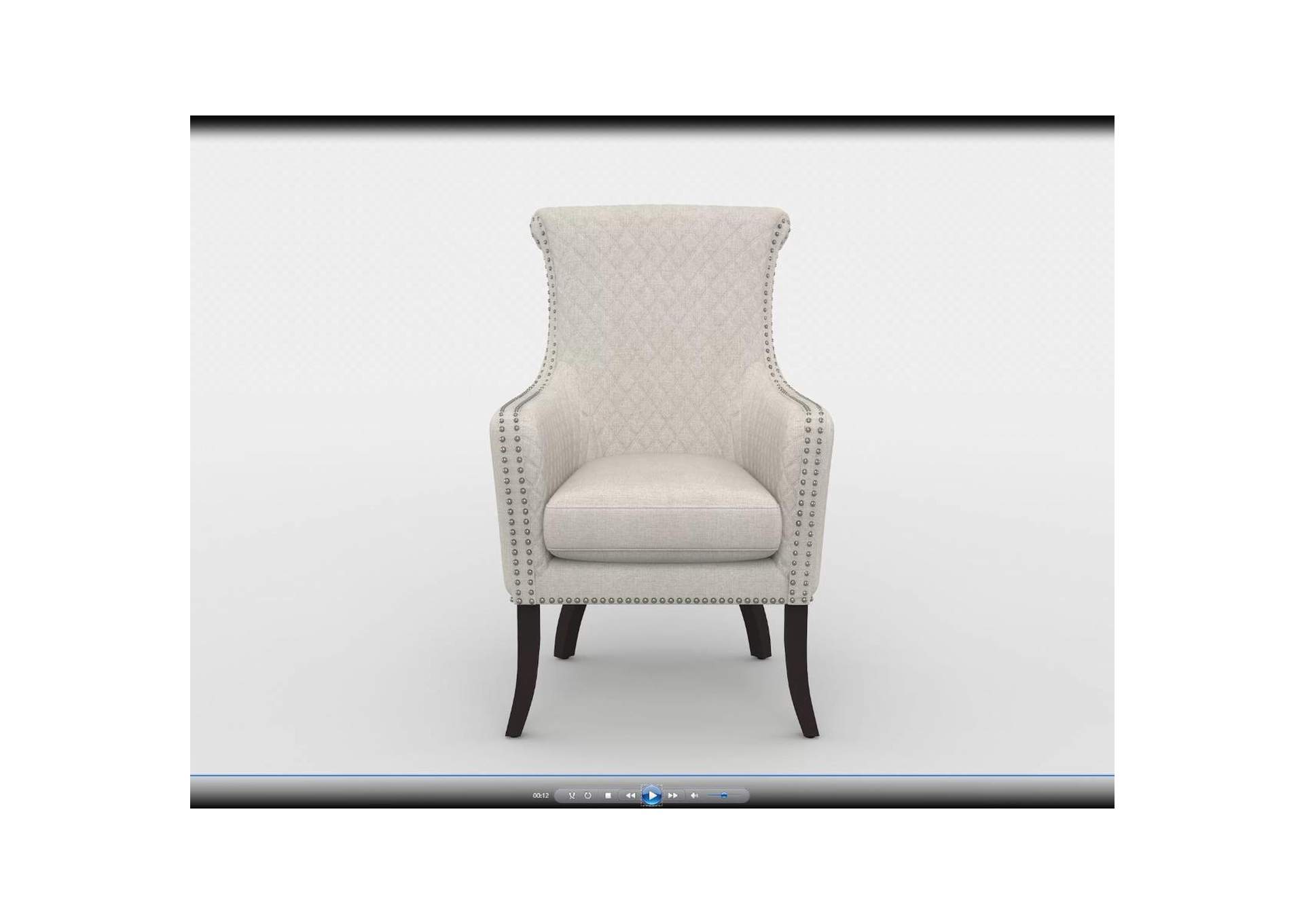 Avalon Quilted Accent Chair image 8