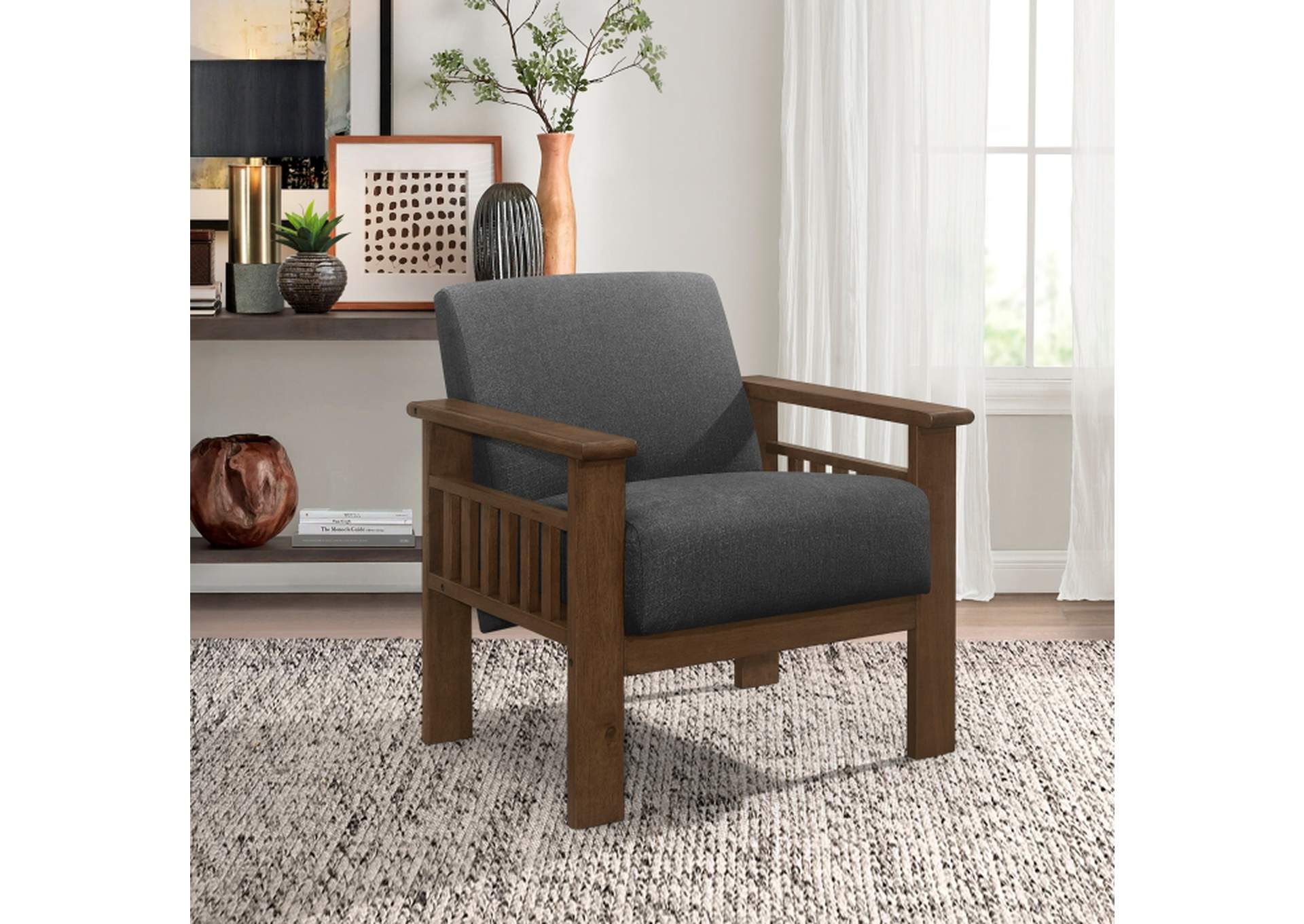 Helena Accent Chair with Storage Arms image 5