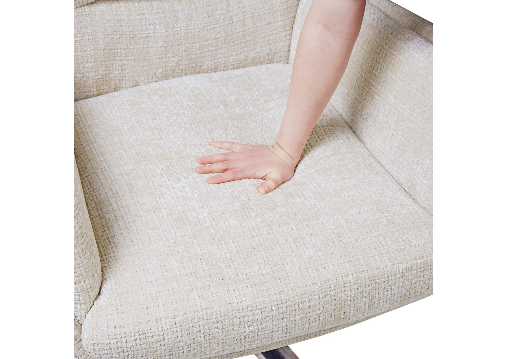 Parker Swivel Chair with Ottoman image 13