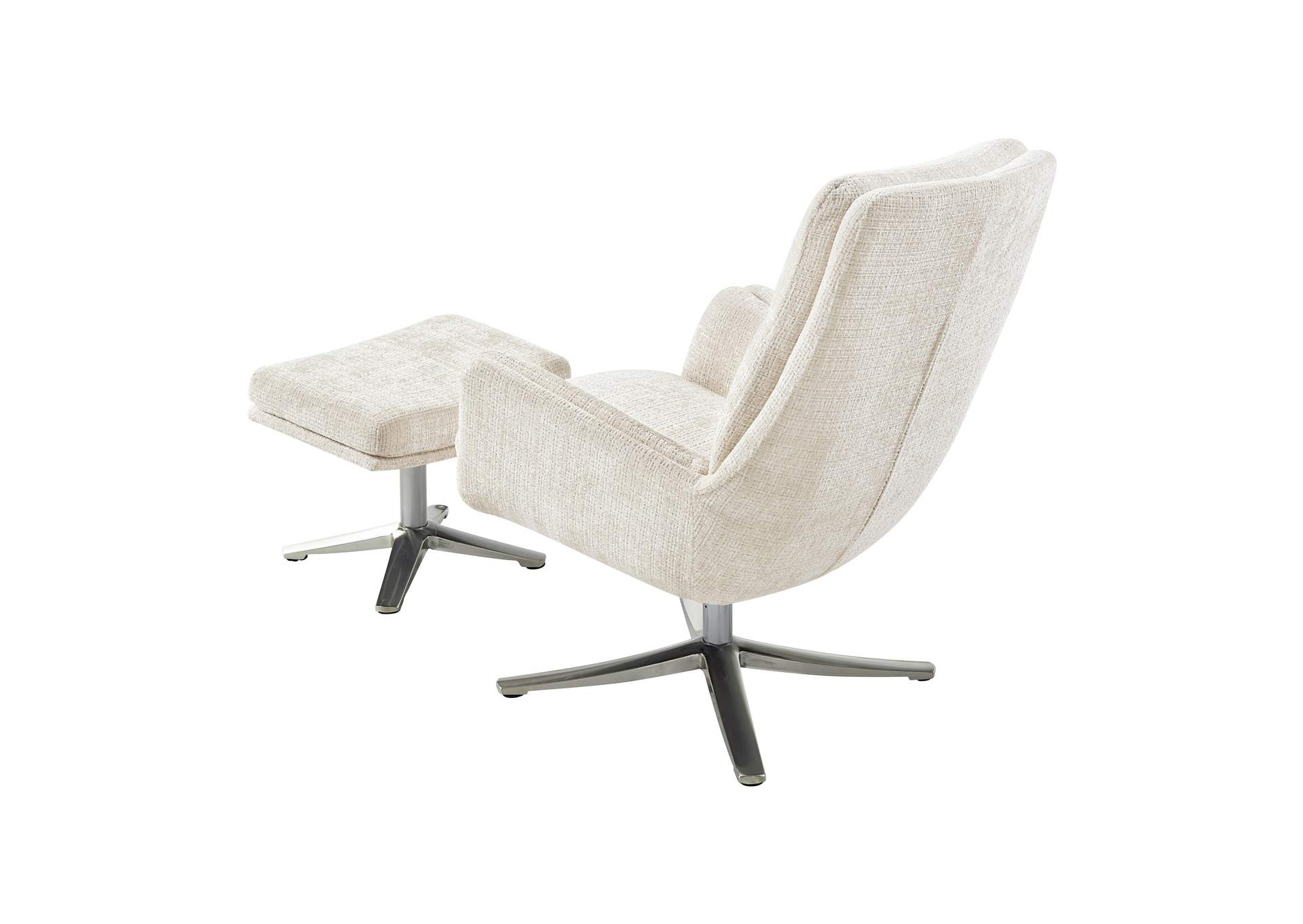 Parker Swivel Chair with Ottoman image 6