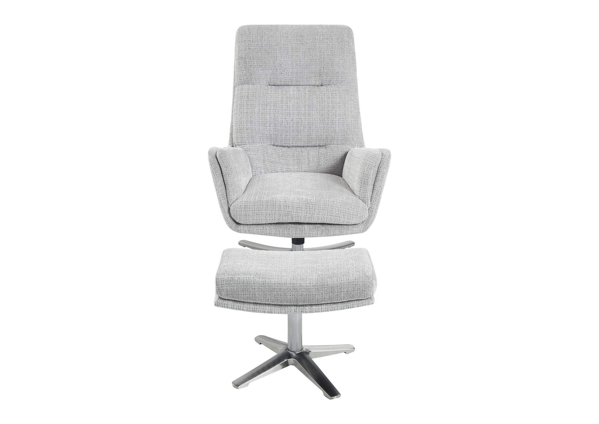 Swivel Chair with Ottoman image 4