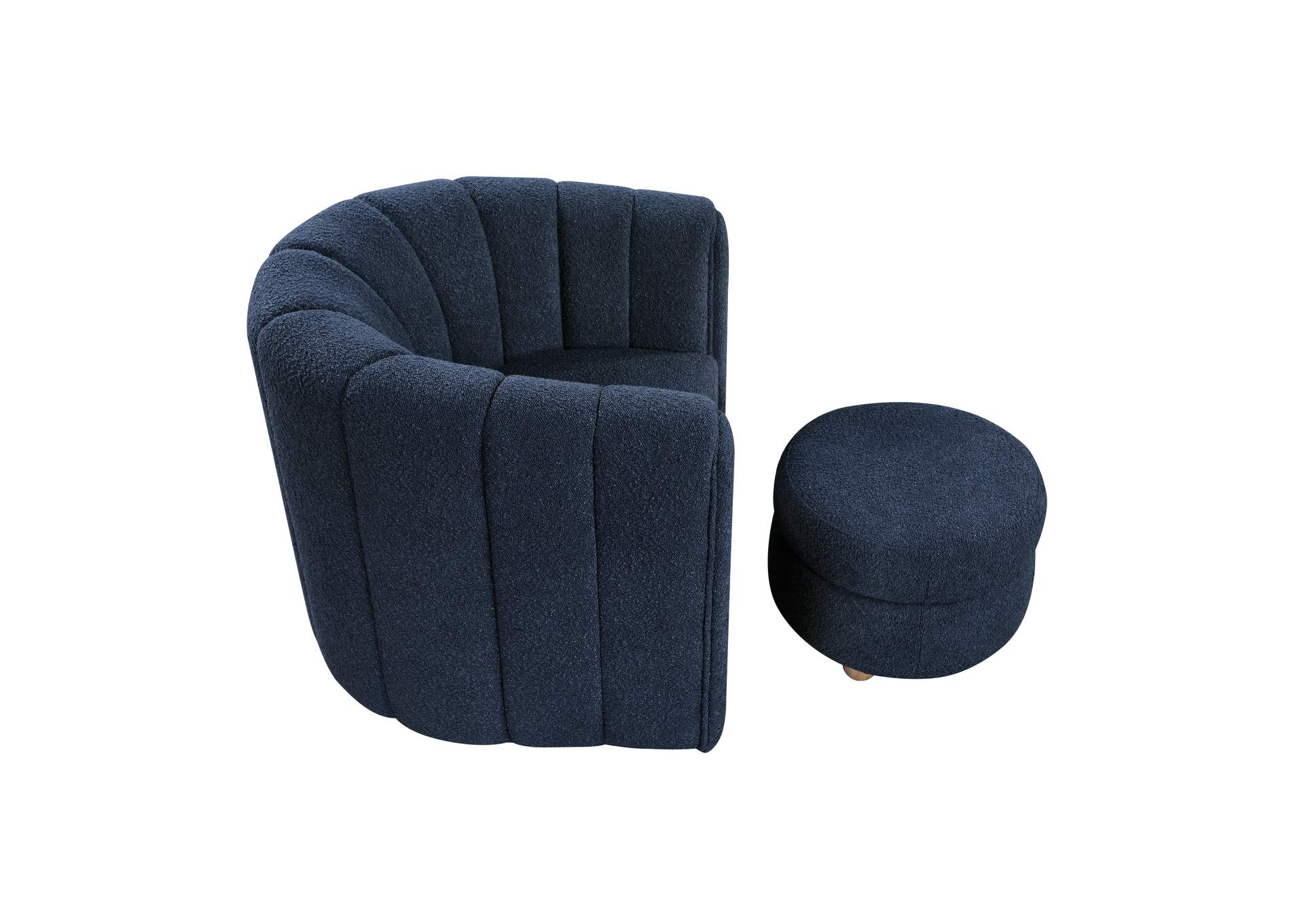 Swivel Chair with Ottoman image 4