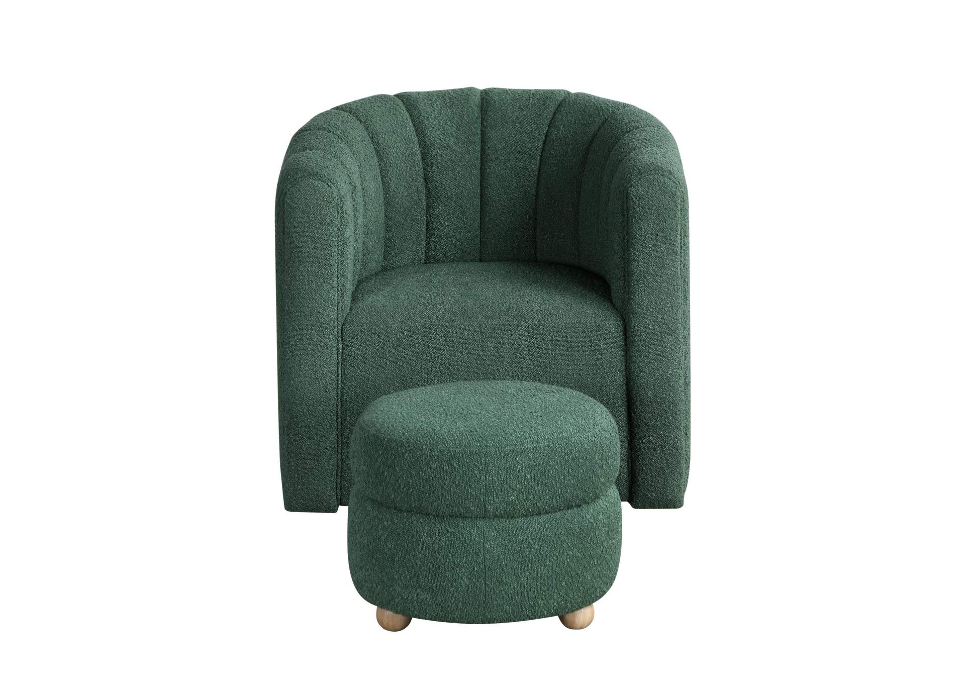 Delaney Swivel Chair with Ottoman image 1