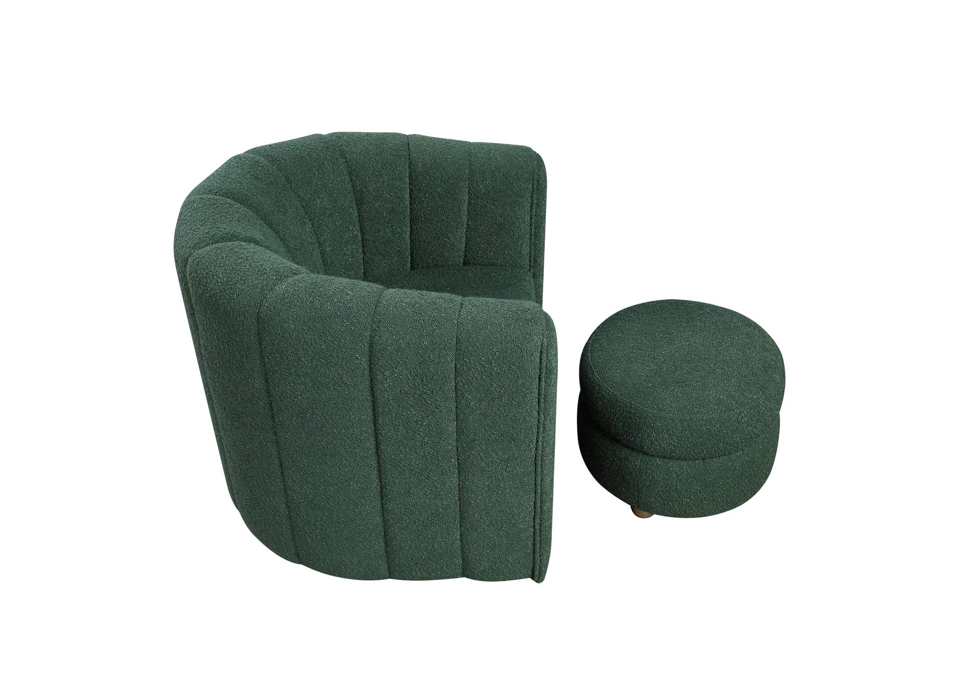 Delaney Swivel Chair with Ottoman image 5