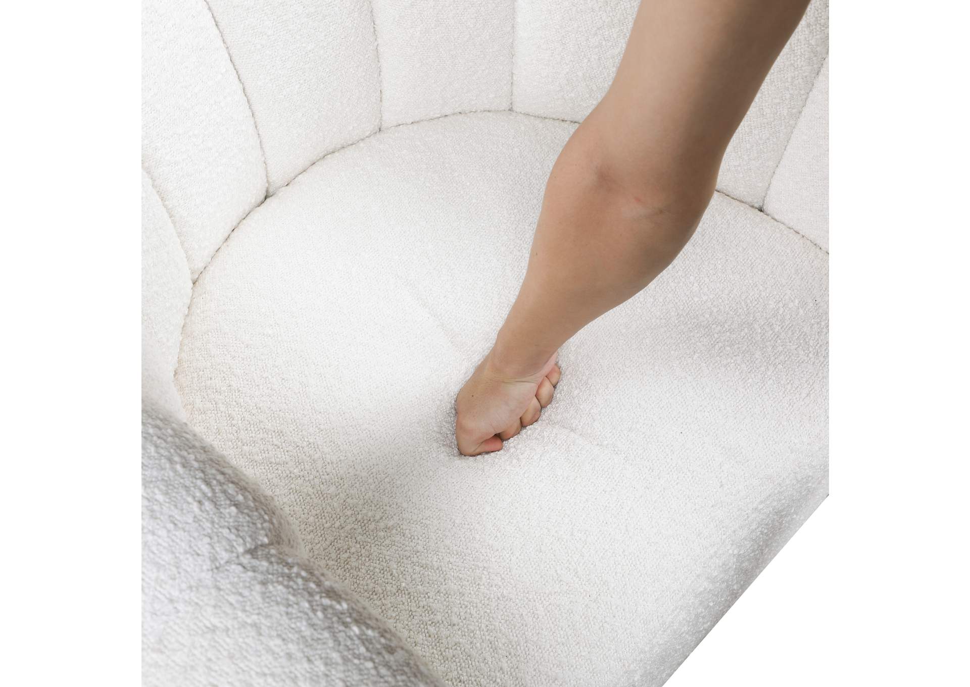 Swivel Chair with Ottoman image 1