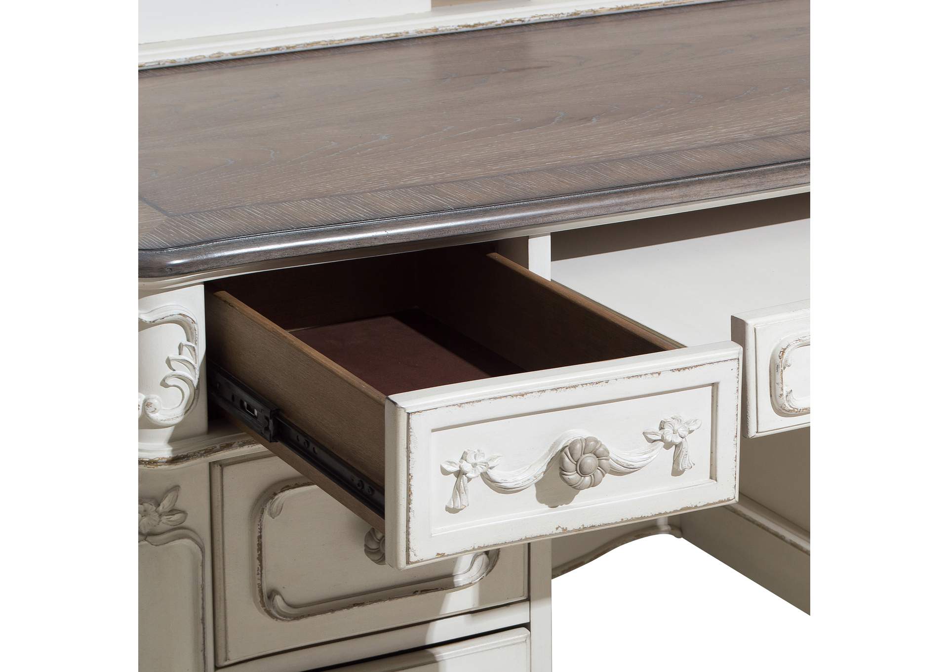 Cinderella Writing Desk with Hutch image 1