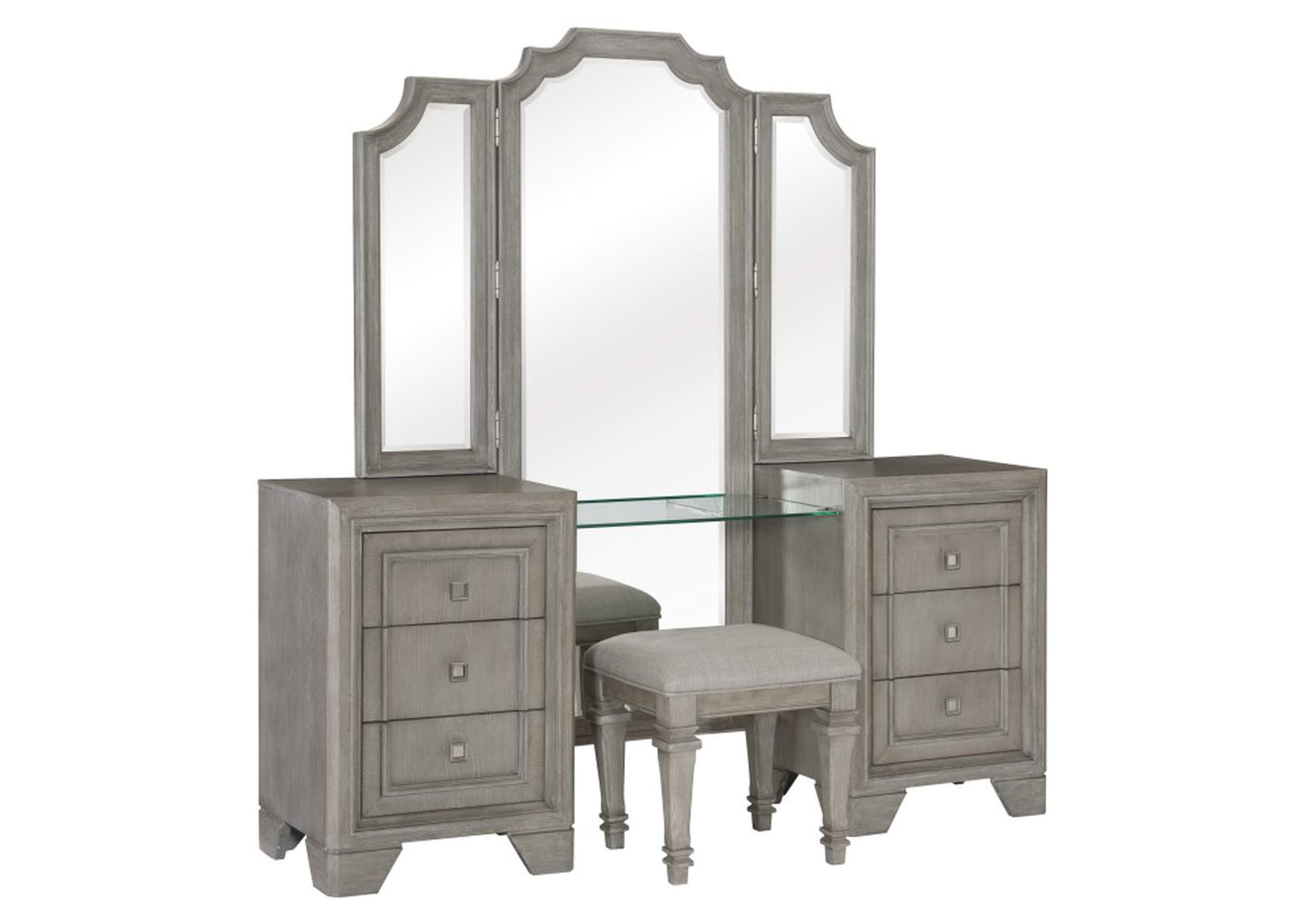 Colchester Vanity Dresser with Mirror image 5