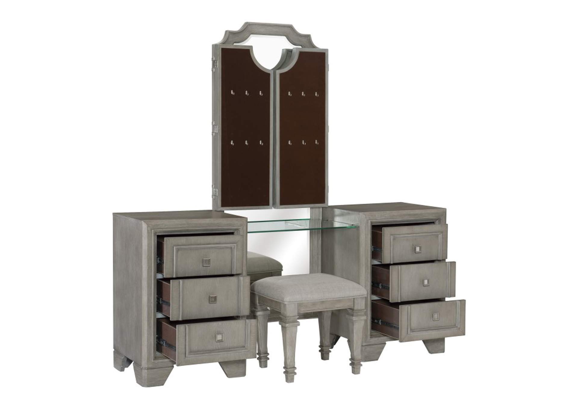 Colchester Vanity Dresser with Mirror image 6