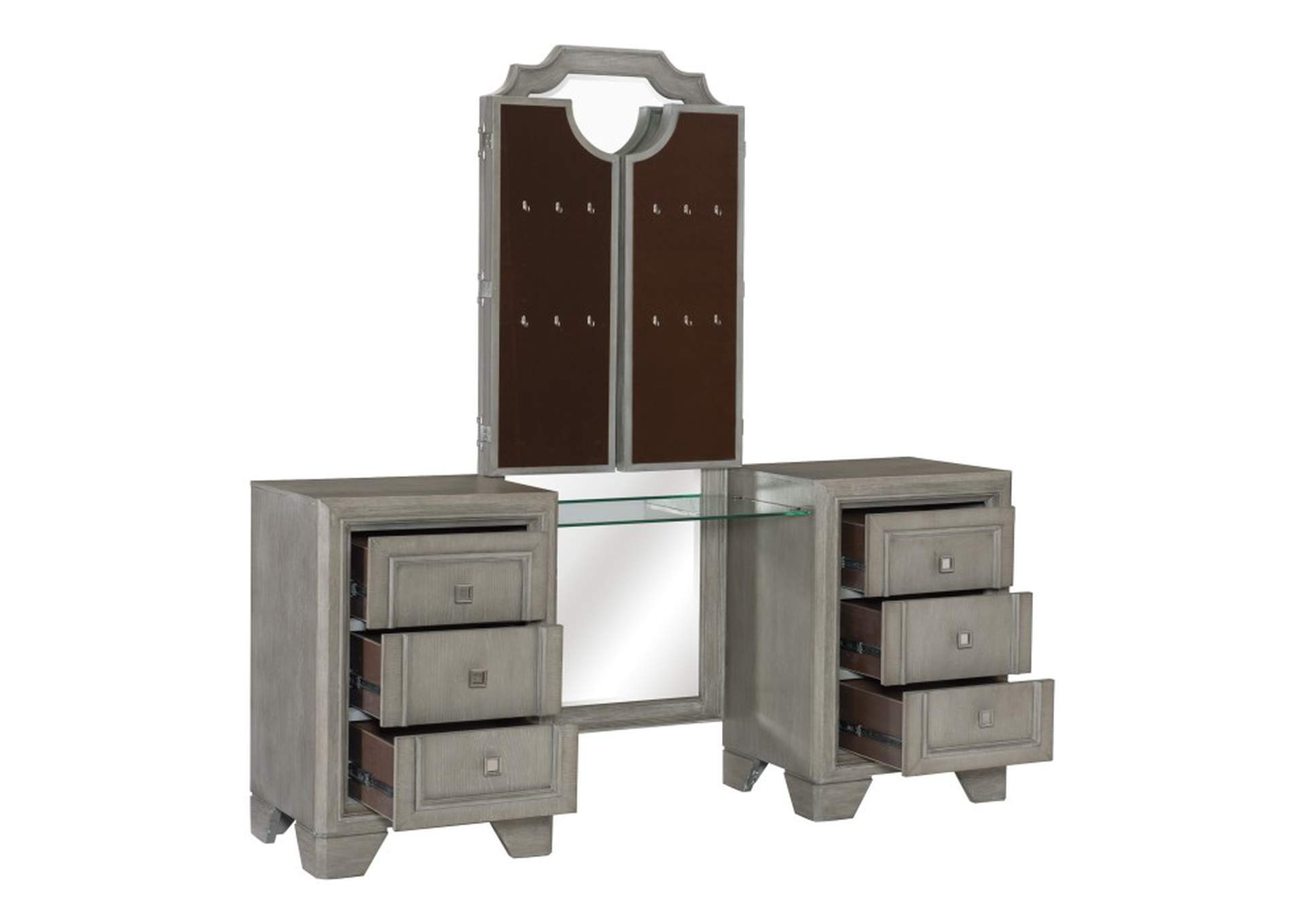 Colchester Vanity Dresser with Mirror image 3