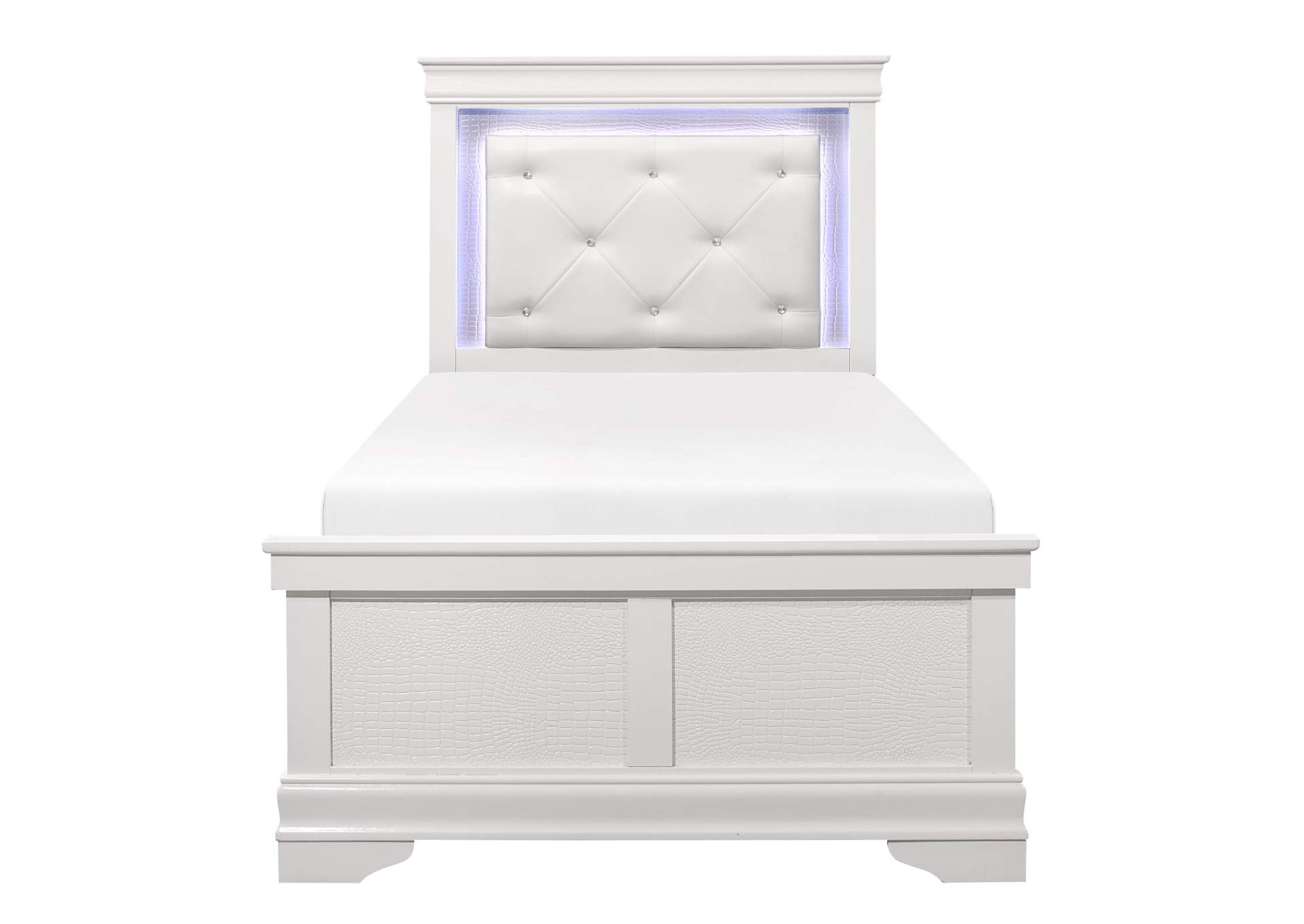 Lana Twin Bed with LED Lighting image 1