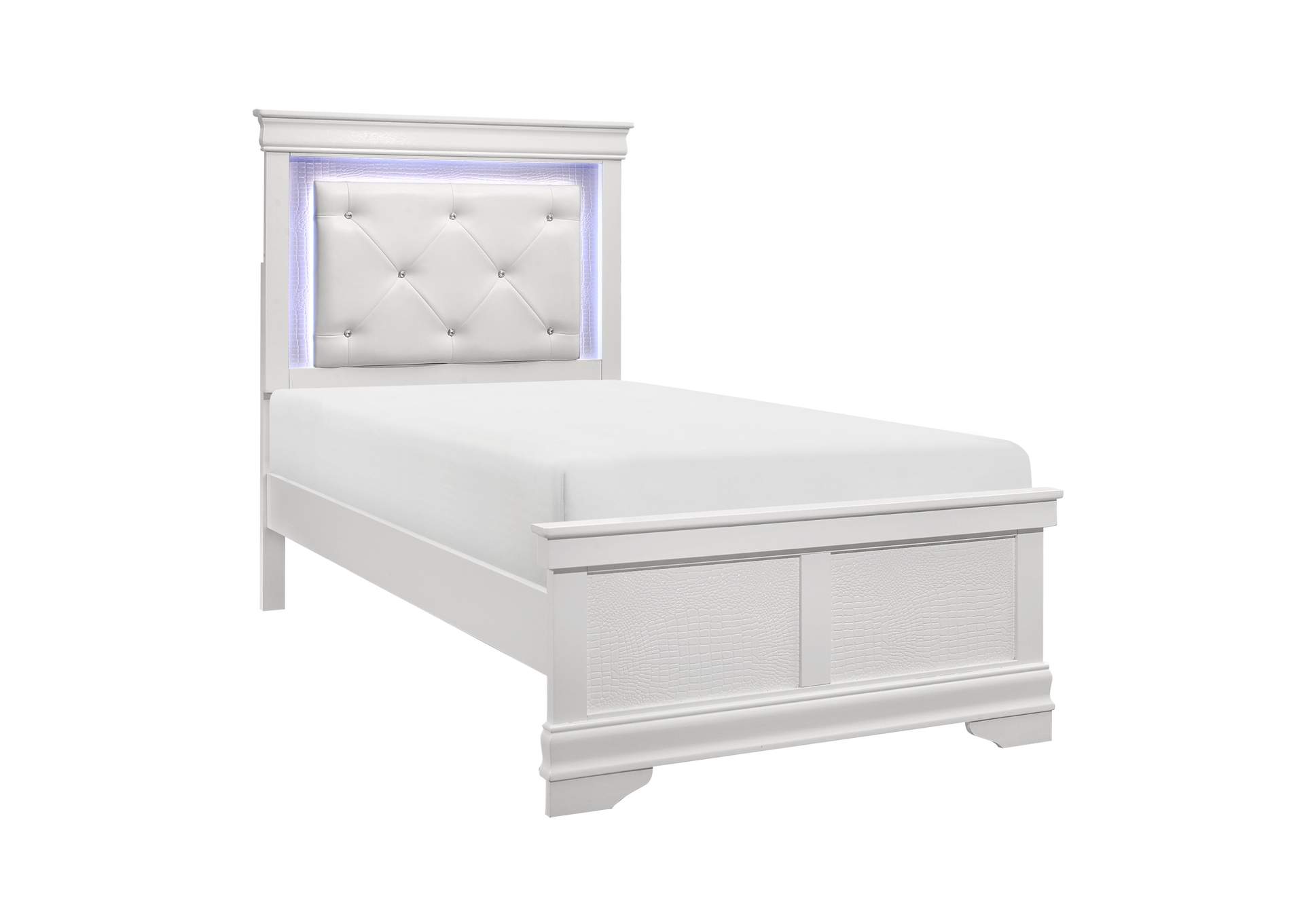 Lana Twin Bed with LED Lighting image 5