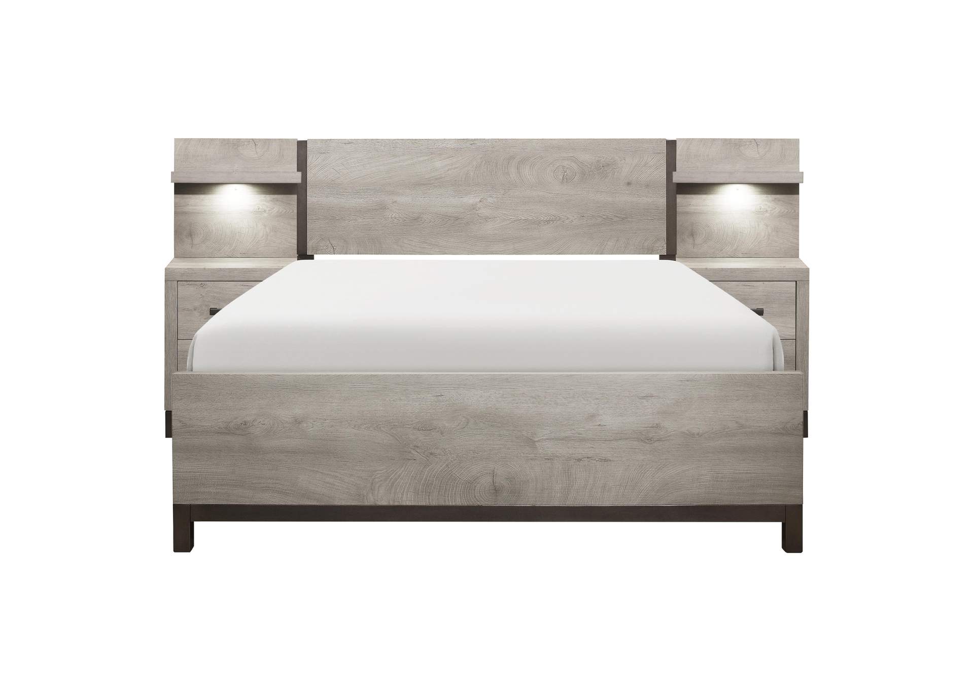 Zephyr 5pc Set Full Wall Bed (FB+2NS+2NS-P) image 1