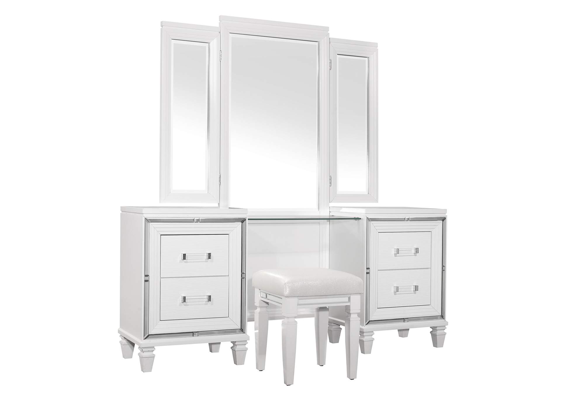 Tamsin Dressing Table with Mirror image 4