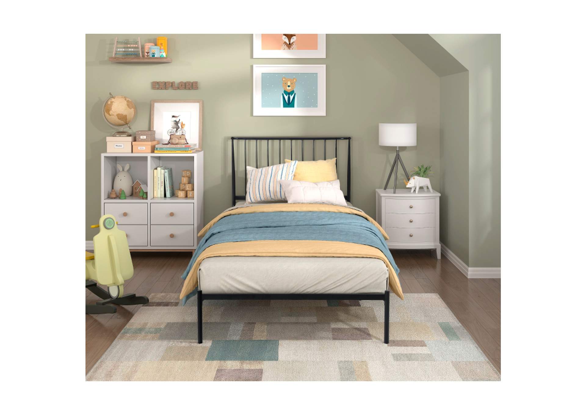 Twin Platform Bed image 4