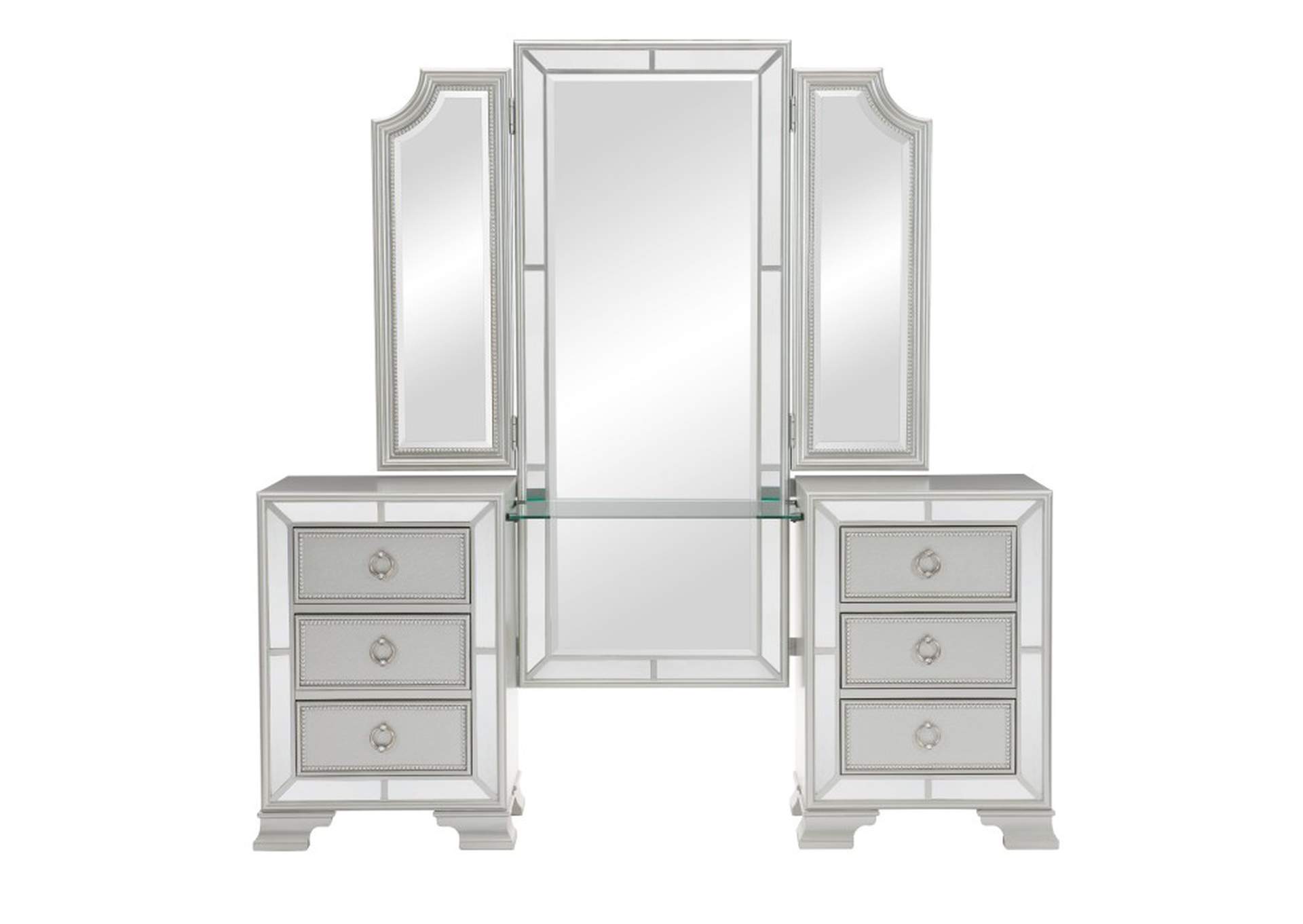 Avondale Vanity Dresser with Mirror image 1