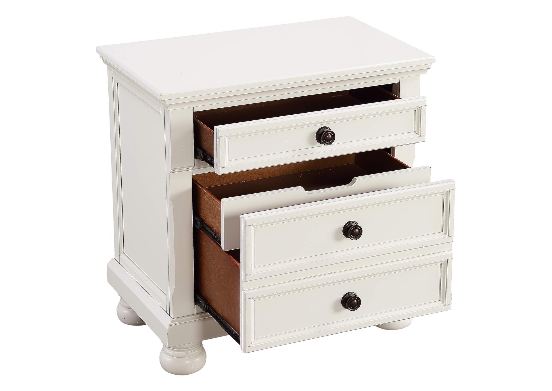Laurelin Night Stand, Hidden Drawer