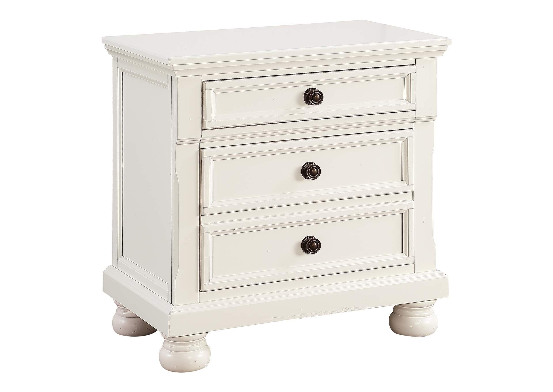 Laurelin Night Stand, Hidden Drawer image 3