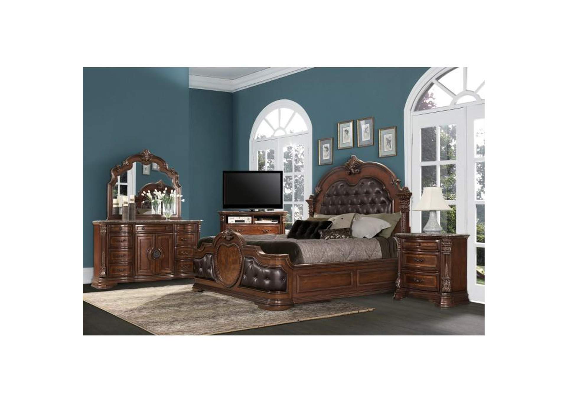 Antoinetta Night Stand, Marble Top image 3