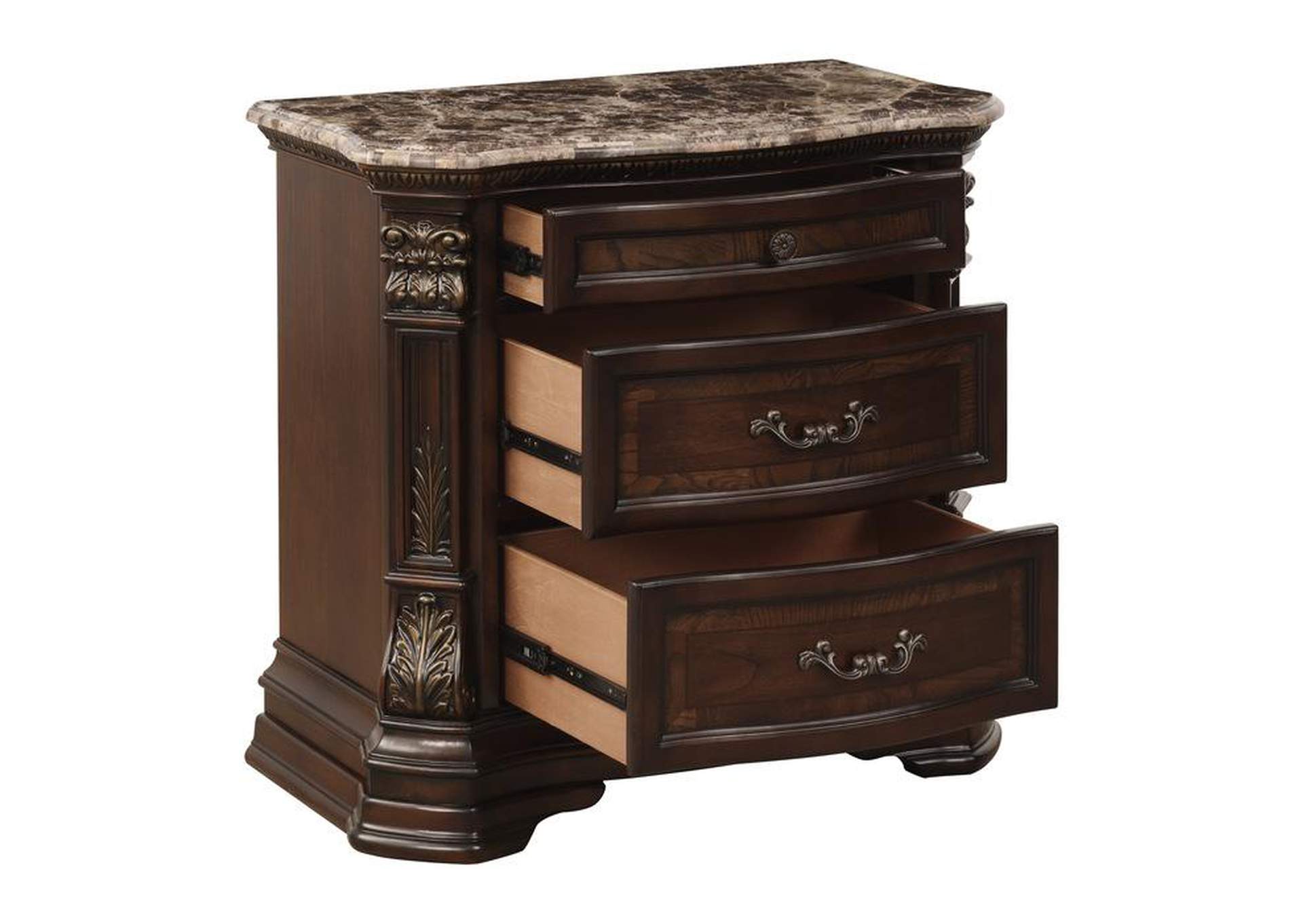 Antoinetta Night Stand, Marble Top image 5
