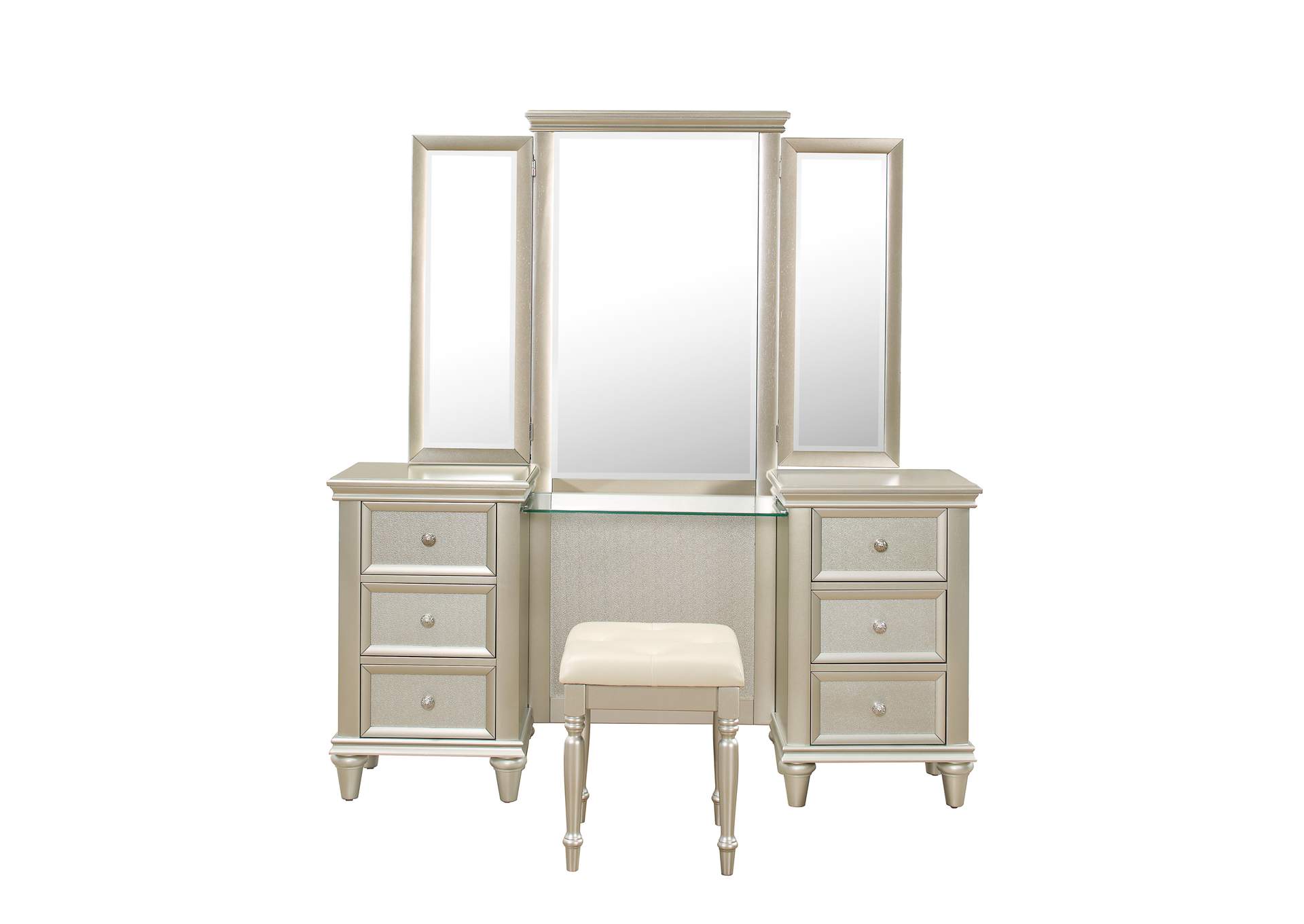 Celandine Dressing Table Stool image 3