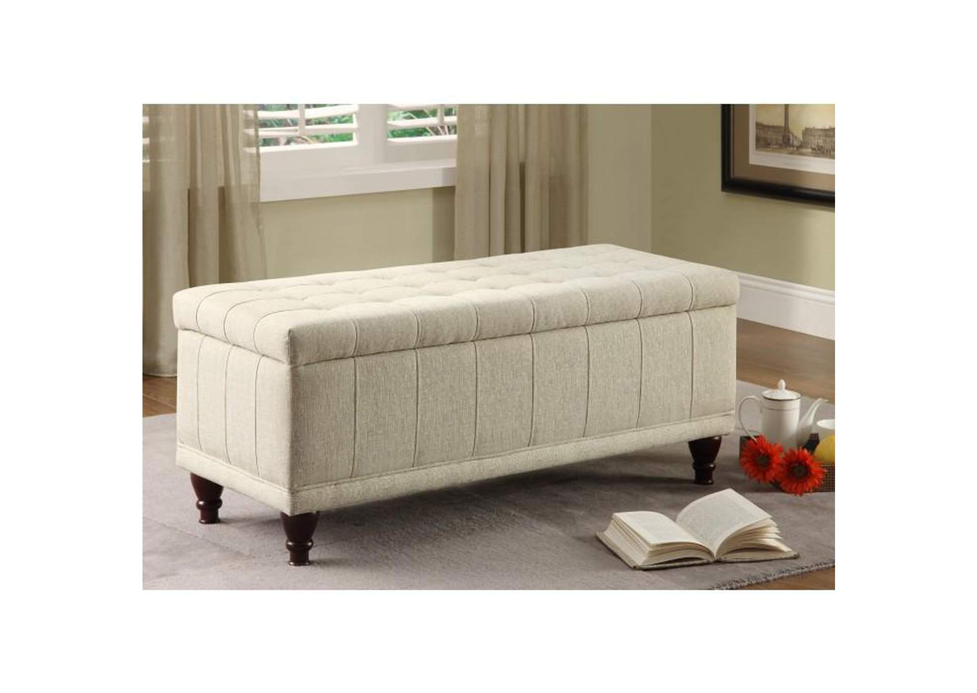 Afton Lift Top Storage Bench image 3