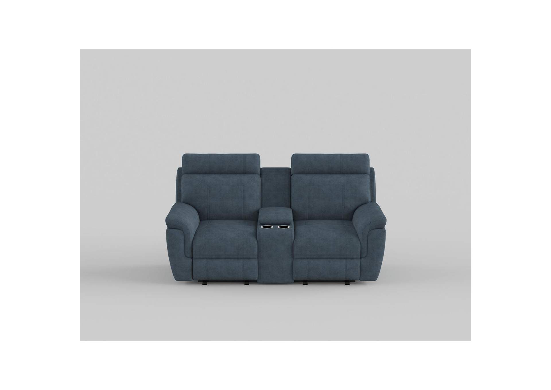 Clifton Double Glider Reclining Love Seat with Center Console image 3