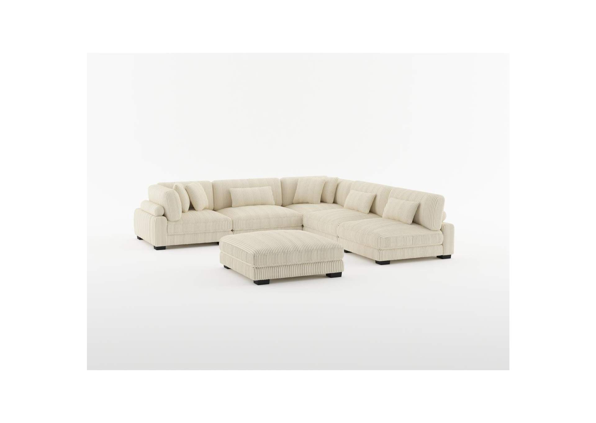 Traverse 5-Piece Modular Sectional with Ottoman image 9