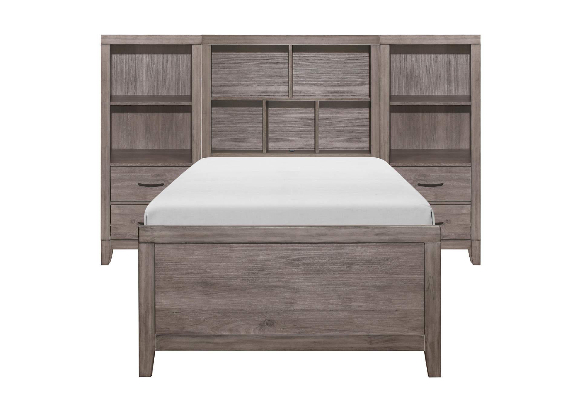 Woodrow 3pc Set Twin Wall Bed (TB+2PNS) image 1