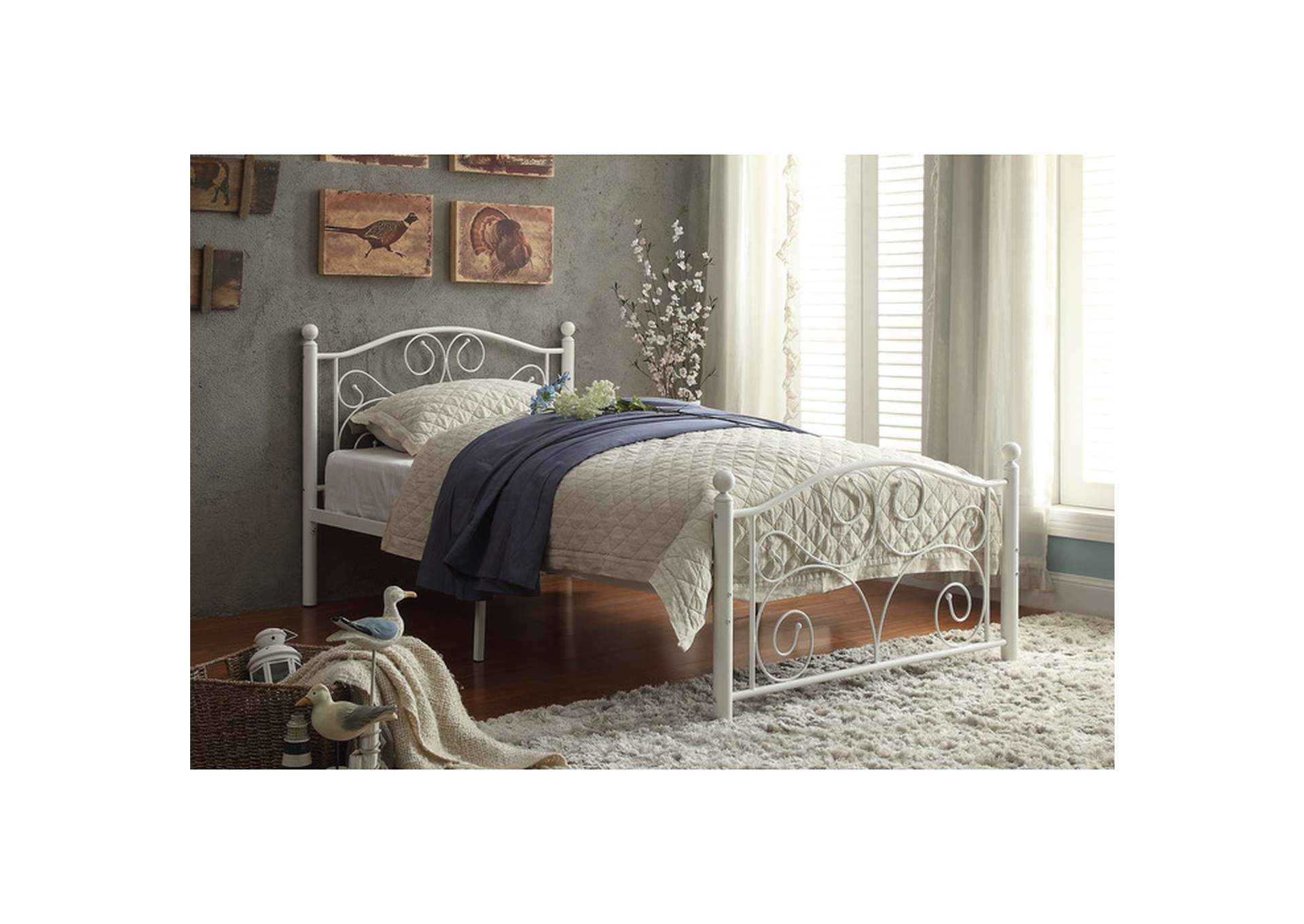 Pallina Twin Platform Bed image 3