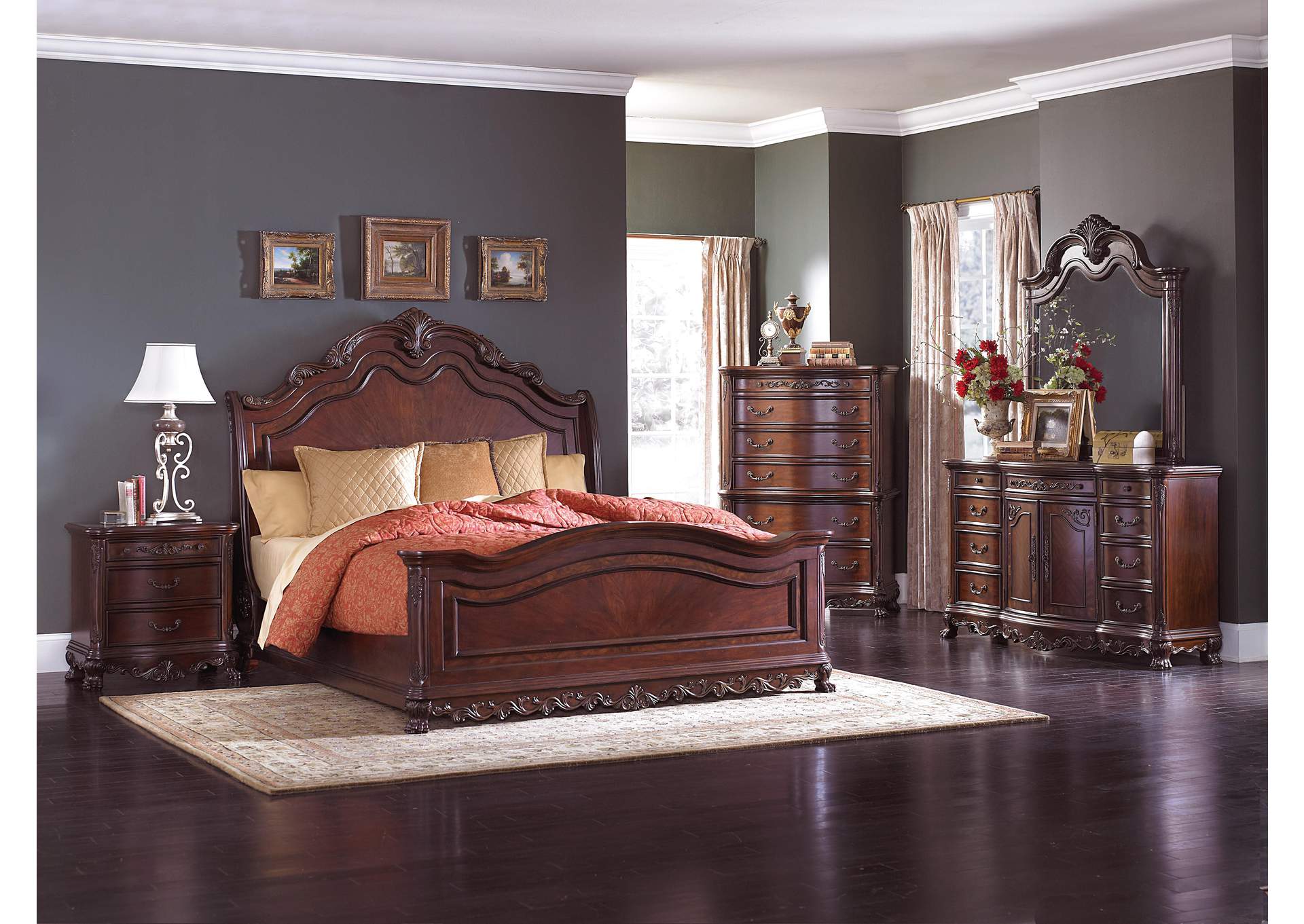 Deryn Park Queen Sleigh Bed image 4