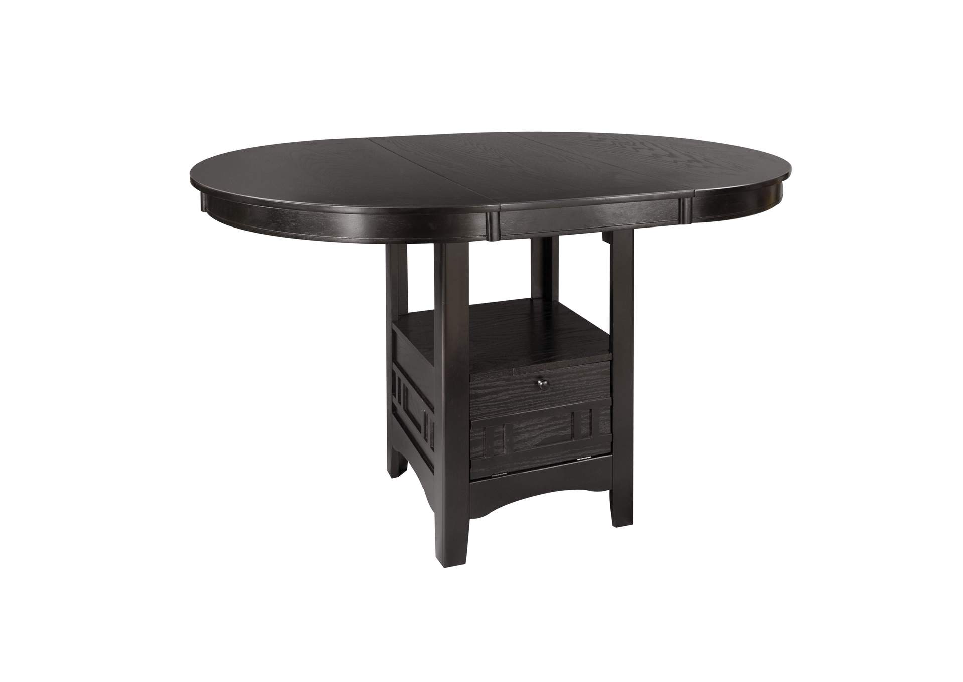 Junipero Round/Oval Counter Height Table with Storage Base image 6