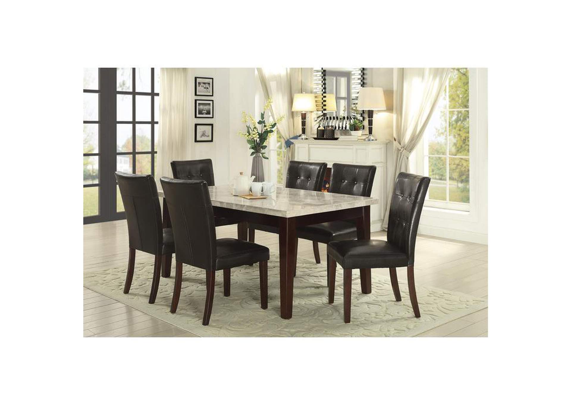 Decatur Dining Table, Marble Top image 5